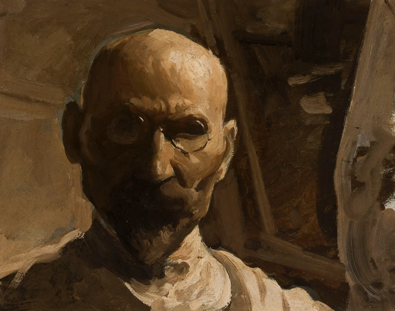 Self Portrait 428 Wall Art by Leon Wyczółkowski - Canvas Print