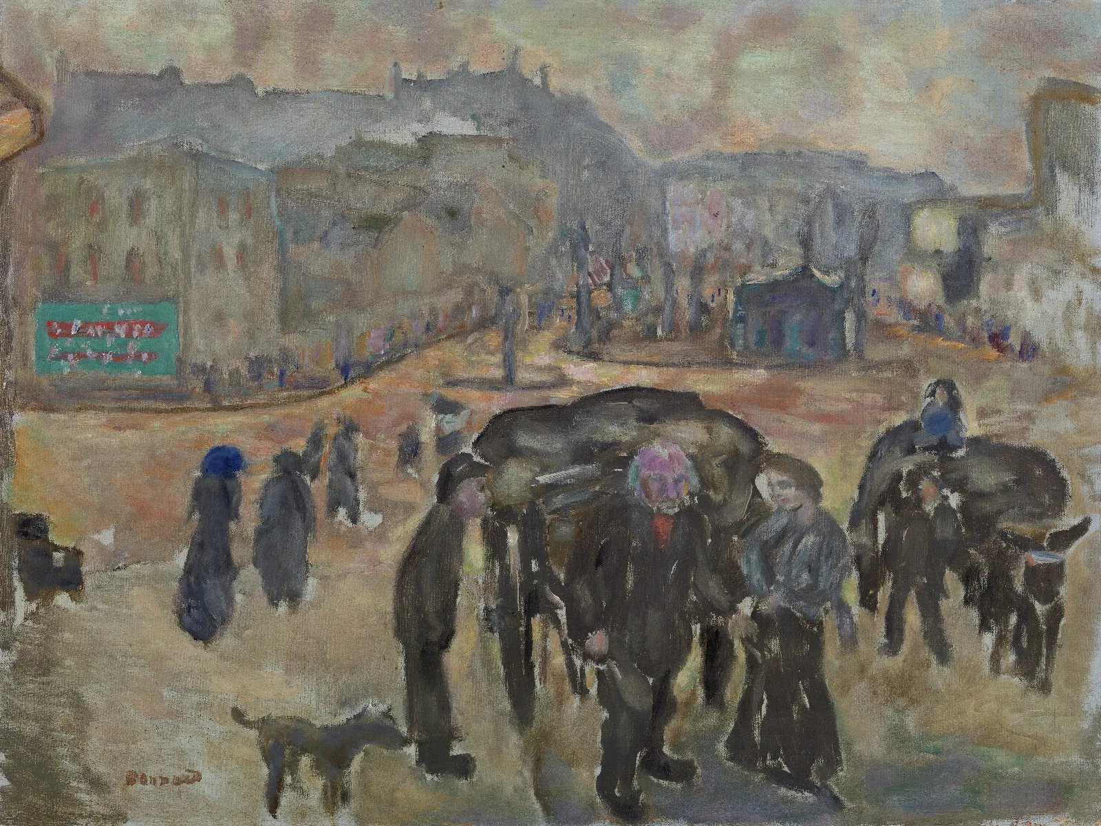 The Ragpickers Les Chiffonniers Wall Art by Pierre Bonnard - Canvas Print