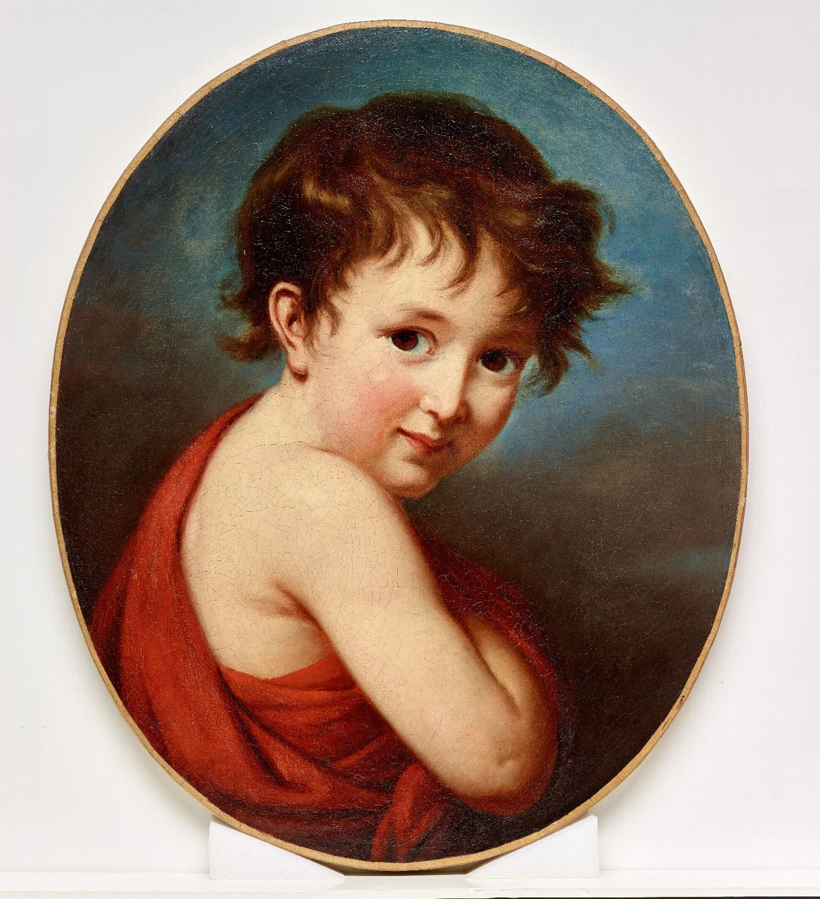 Portrait Of Michel Wall Art by Elisabeth Louise Vigée Le Brun - Canvas Print