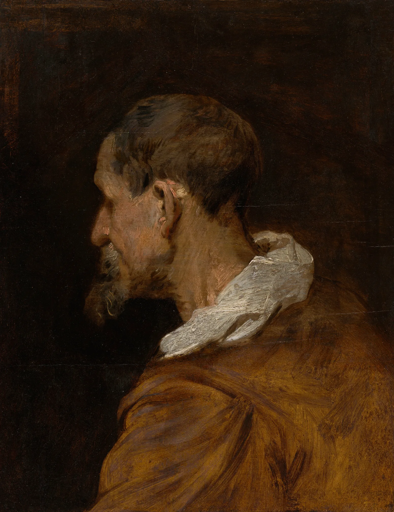 Study Head Wall Art by Anthony van Dyck - Canvas Print