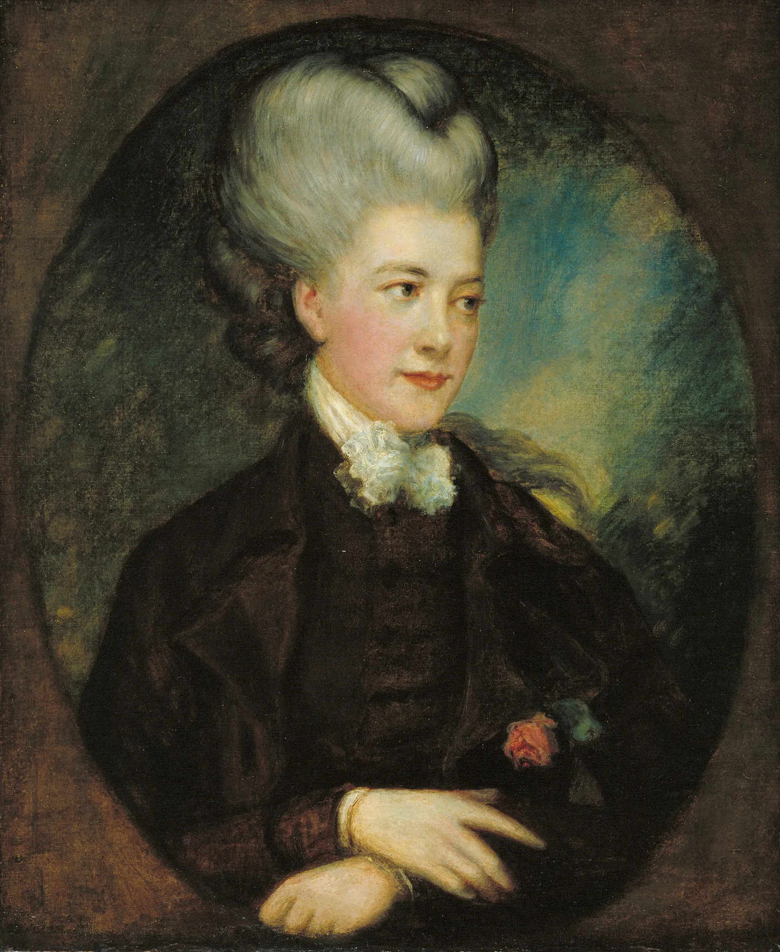 Lady Georgiana Poyntz Countess Spencer Wall Art by Thomas Gainsborough - Canvas Print