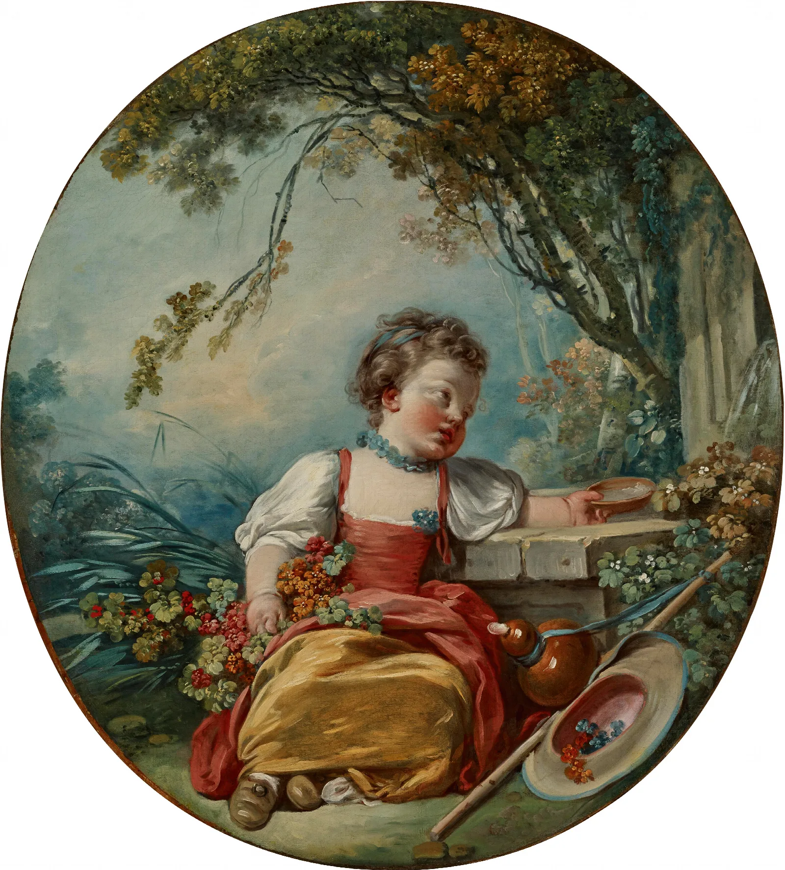 The Little Pilgrim Wall Art by Jean-Honoré Fragonard - Canvas Print