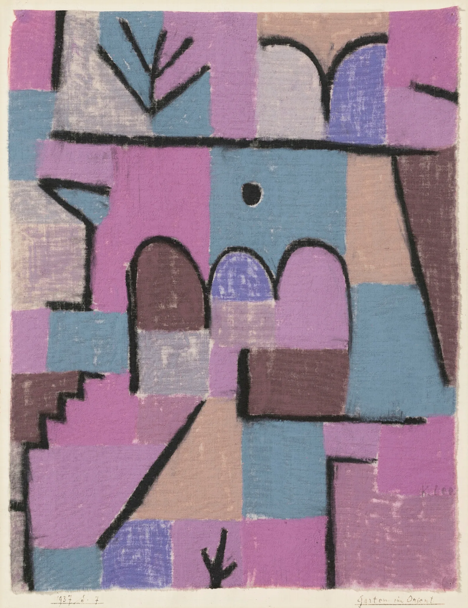 Garten Im Orient Wall Art by Paul Klee - Canvas Print