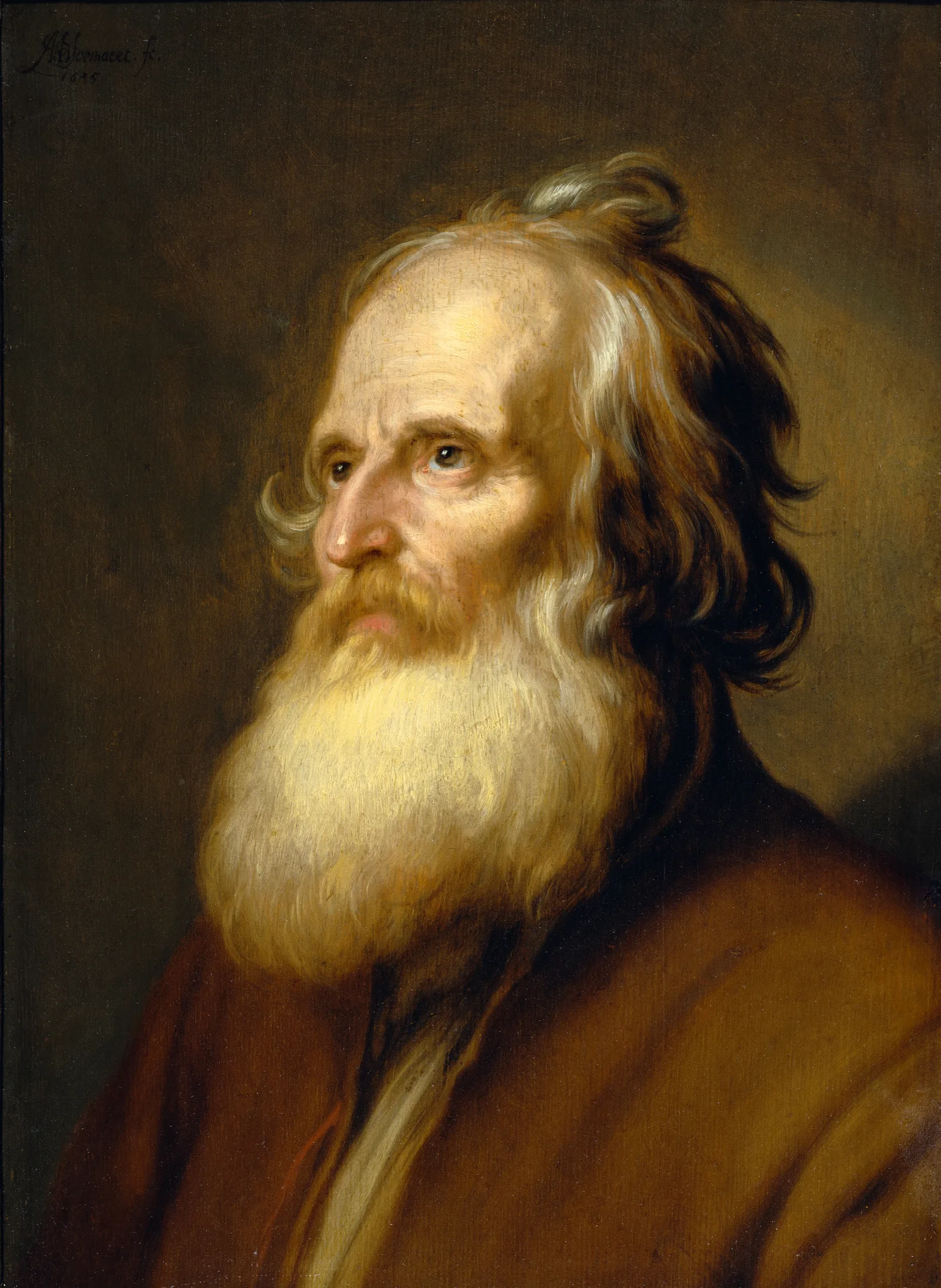 Old Man Wall Art by Abraham Bloemaert - Canvas Print