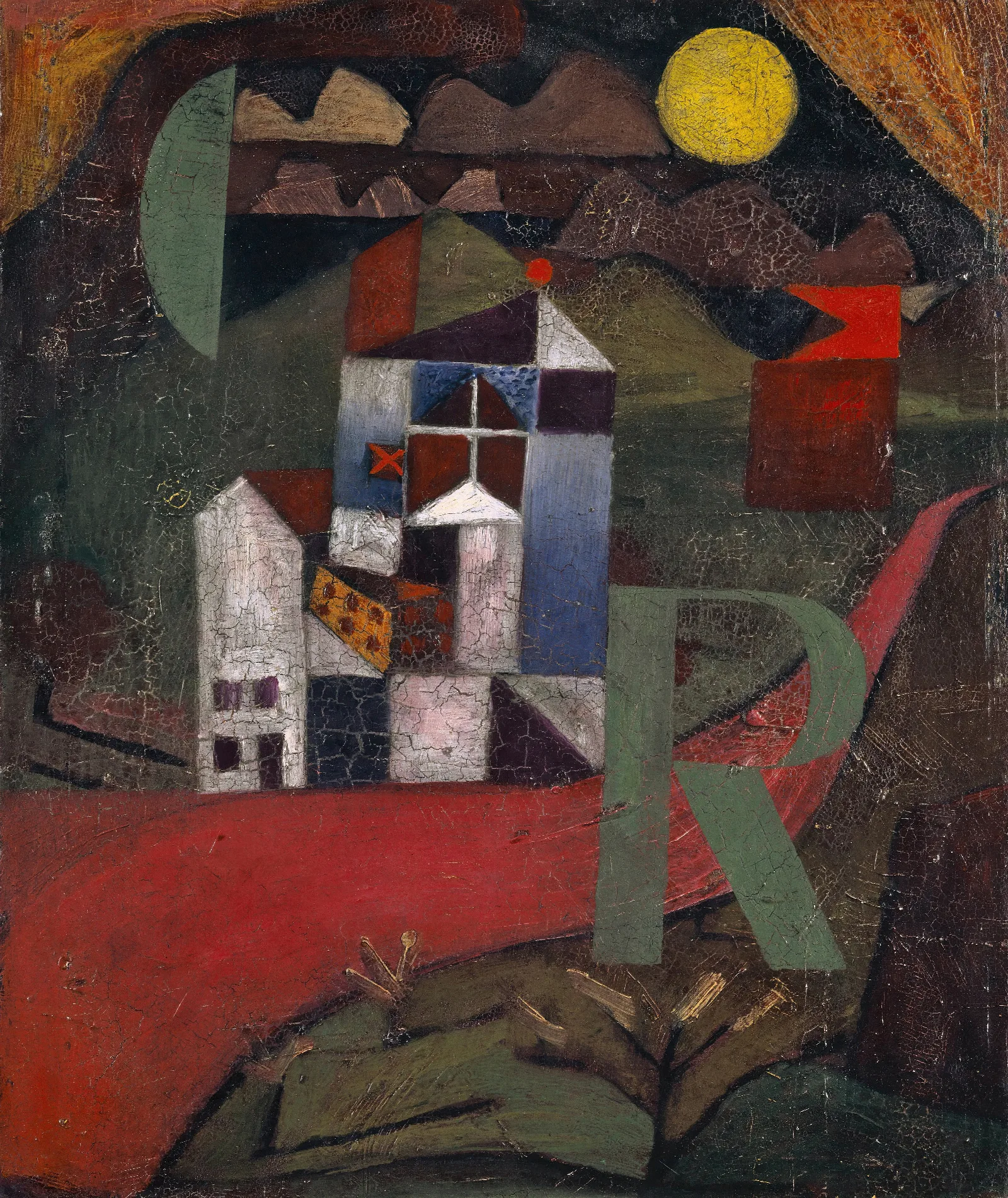 Villa R Wall Art by Paul Klee - Canvas Print