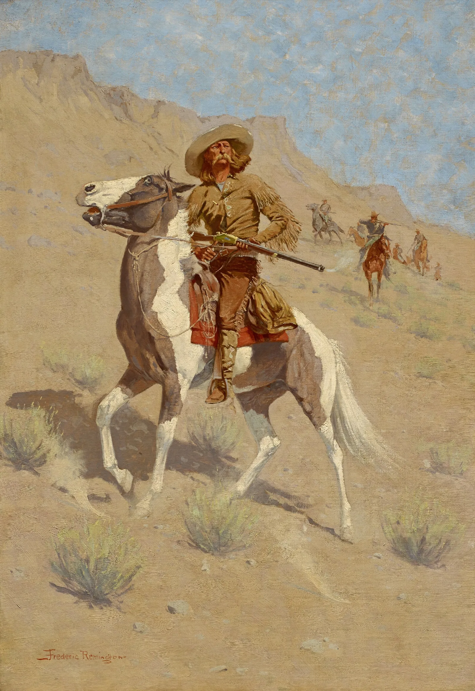 The Scout Wall Art by Frederic Remington - Canvas Print