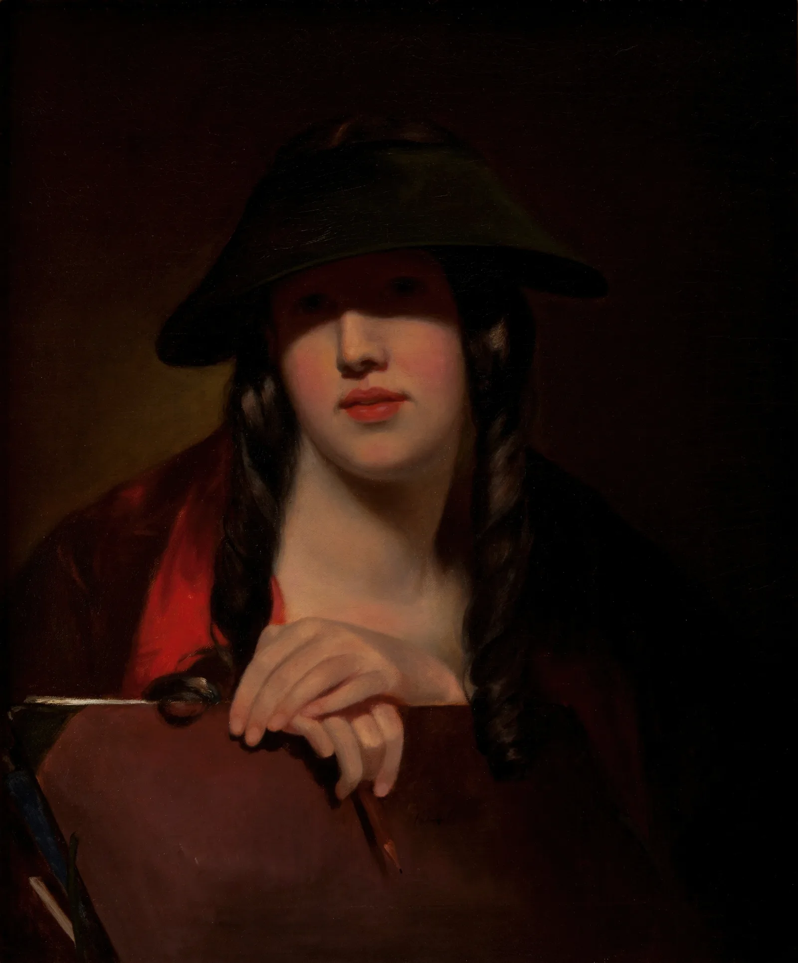The Student Rosalie Kemble Sully Wall Art by Thomas Sully - Canvas Print