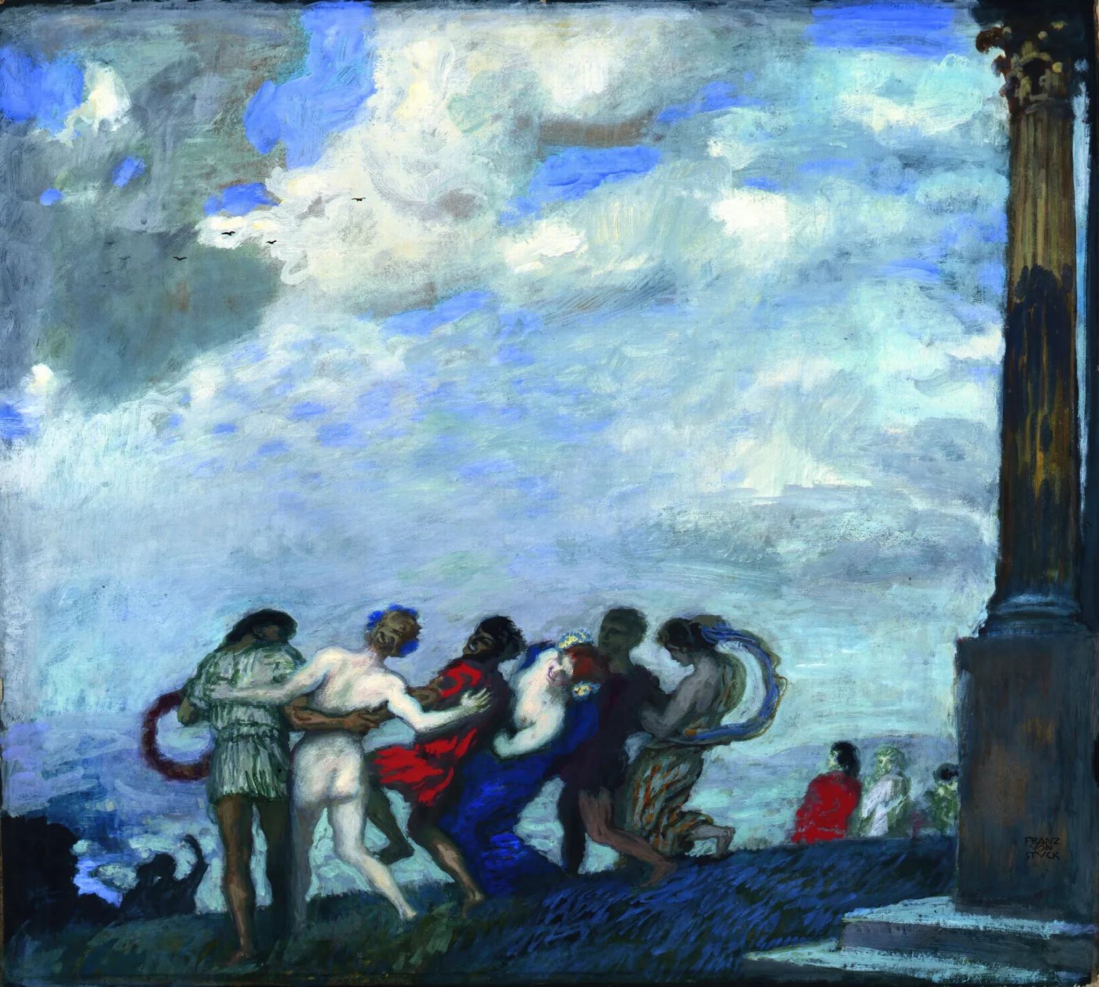 The Dance 18 Wall Art by Franz von Stuck - Canvas Print