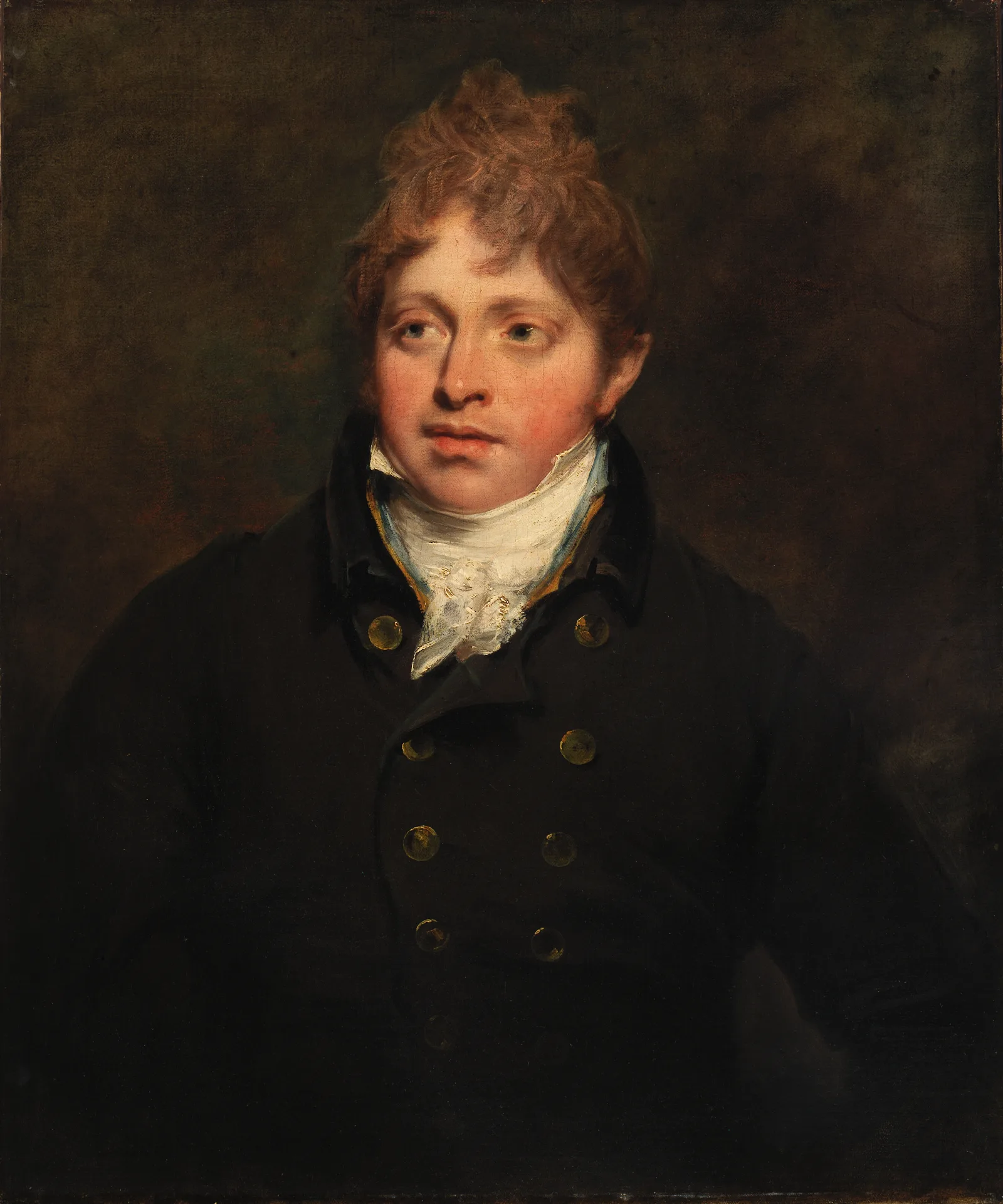 Irish Gentleman Wall Art by John Hoppner - Canvas Print