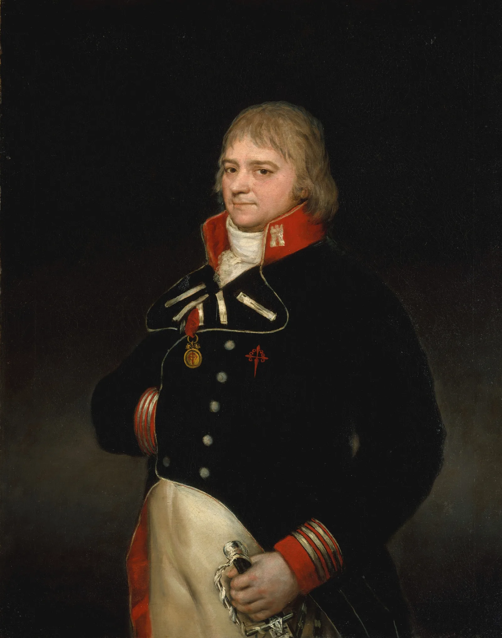 Ignacio Garcini Y Queralt 1752 1825 Brigadier Of Engineers Wall Art by Francisco de Goya - Canvas Print