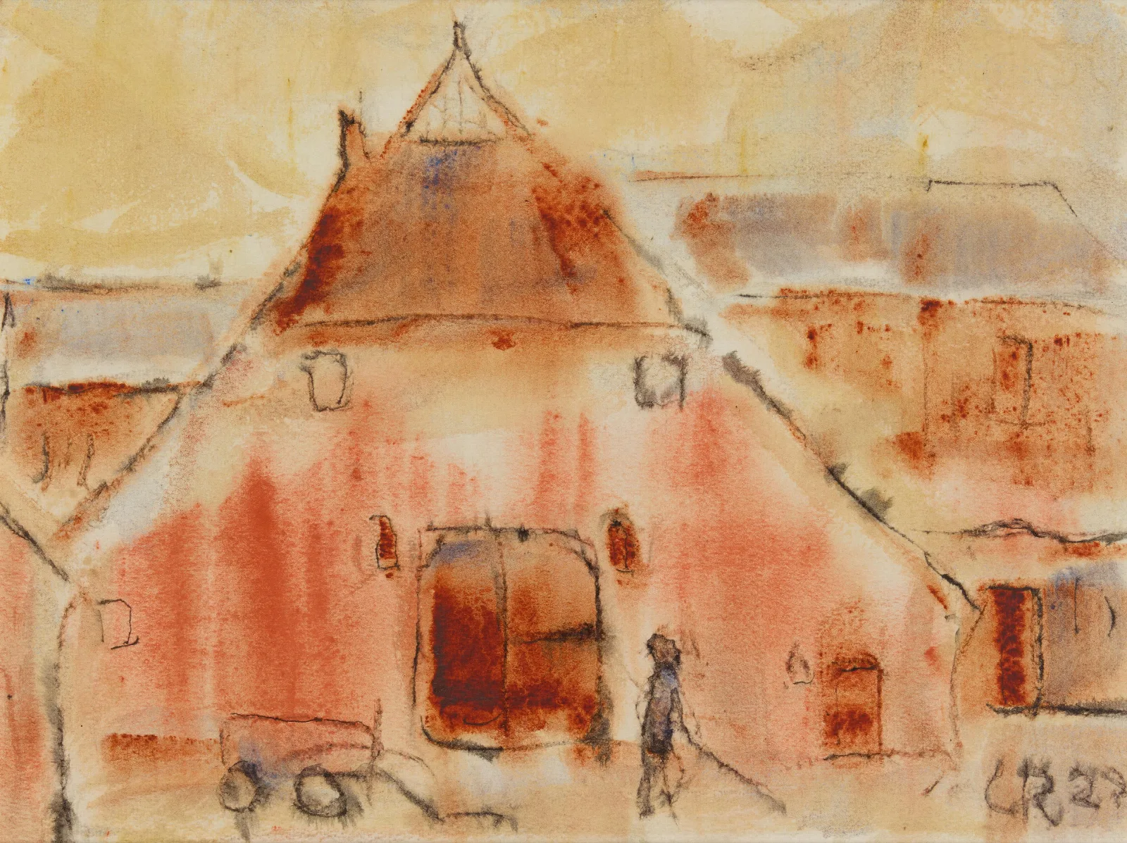 Bauernhaus 4 Wall Art by Christian Rohlfs - Canvas Print