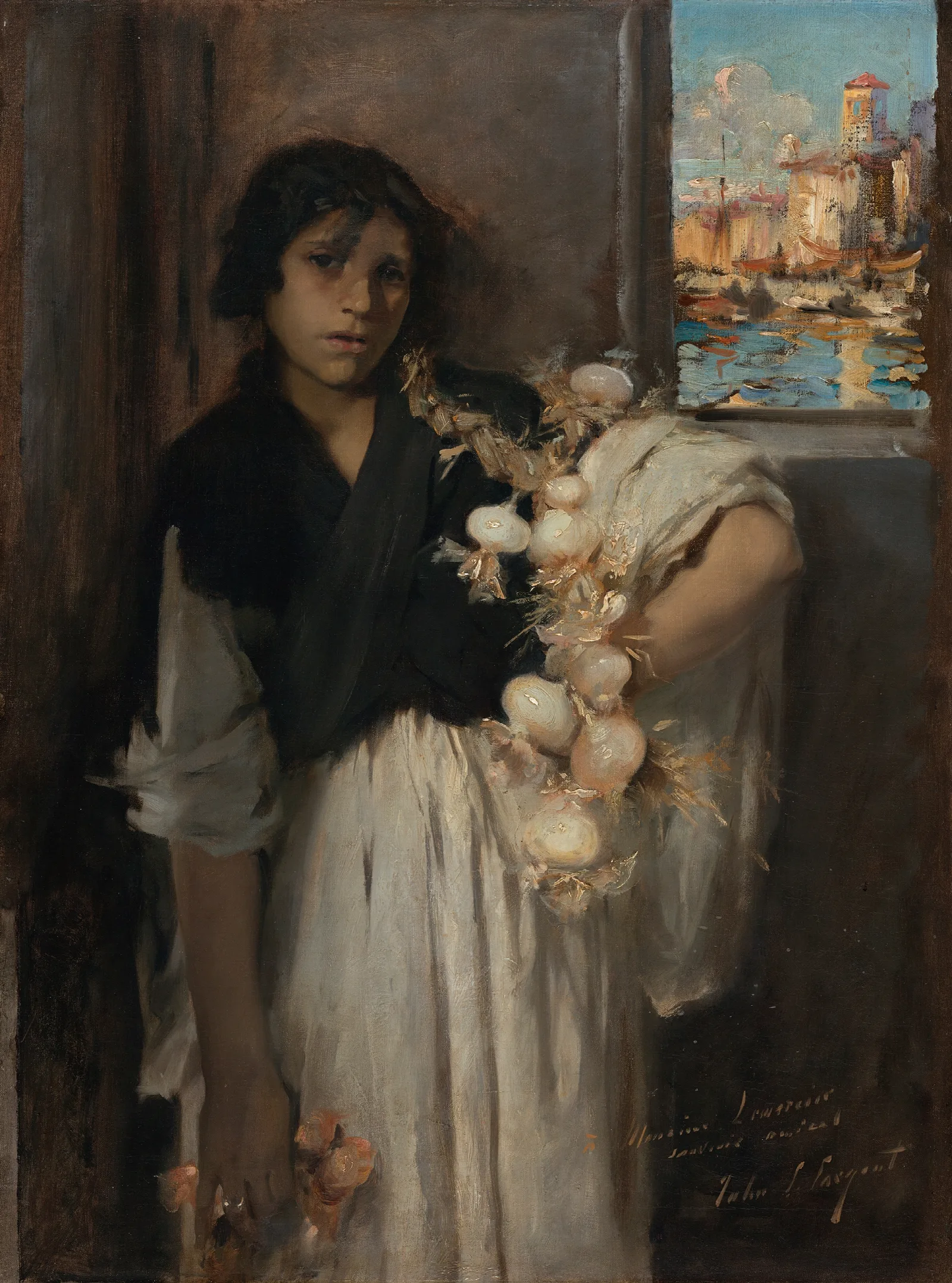Venetian Onion Seller Wall Art by John Singer Sargent - Canvas Print