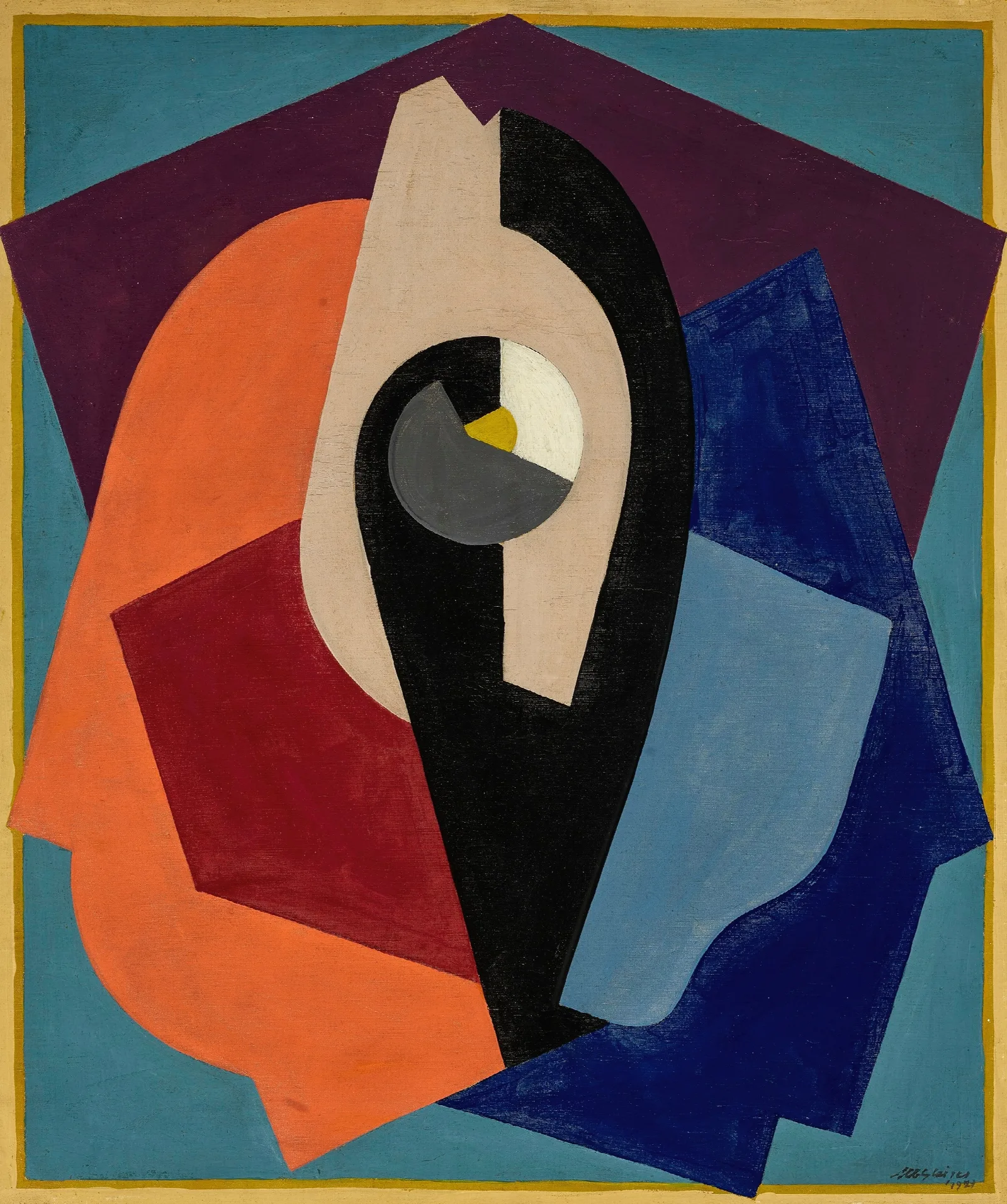 Composition Ou Peinture Objet Wall Art by Albert Gleizes - Canvas Print