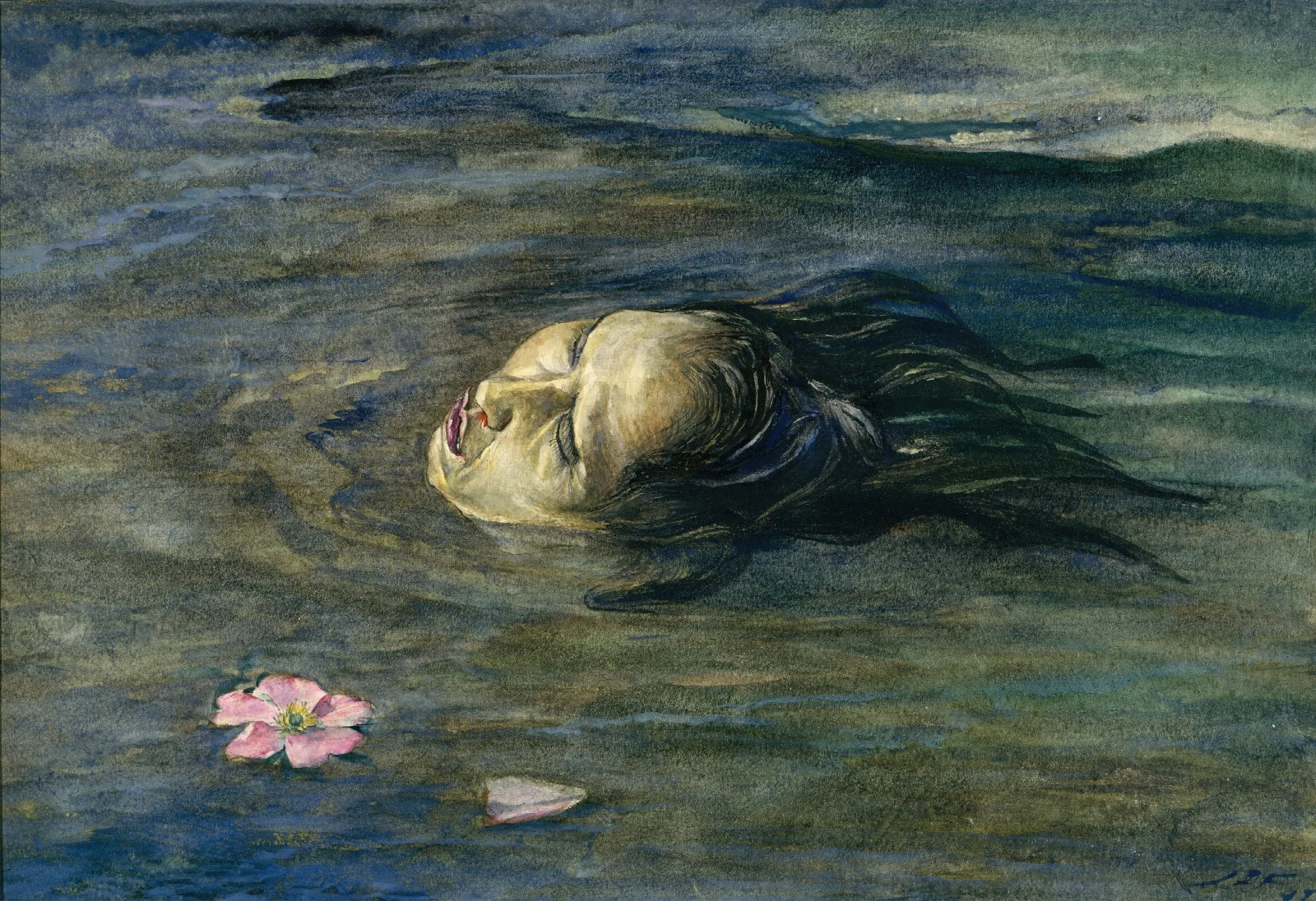 The Strange Thing Little Kiosai Saw In The River Wall Art by John La Farge - Canvas Print