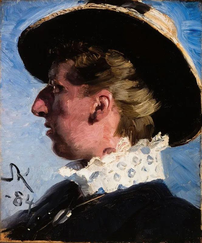 Anna Palm Wall Art by Peder Severin Krøyer - Canvas Print