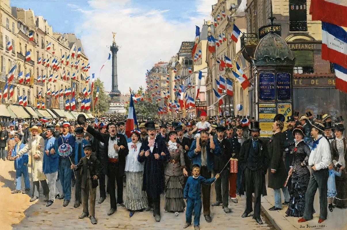 La Marseillaise Wall Art by Jean Béraud - Canvas Print