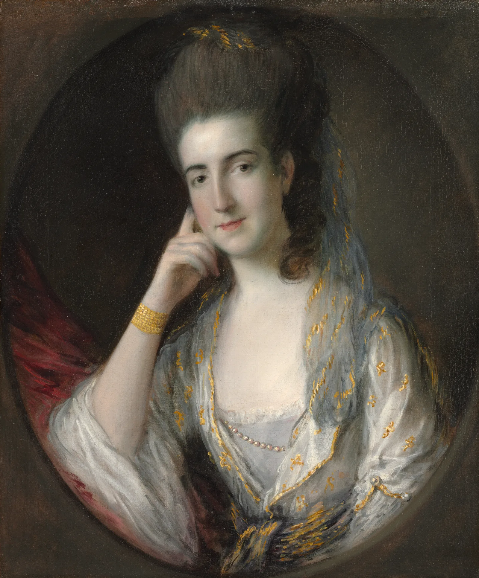 Portrait Of Mary Wise Wall Art by Thomas Gainsborough - Canvas Print