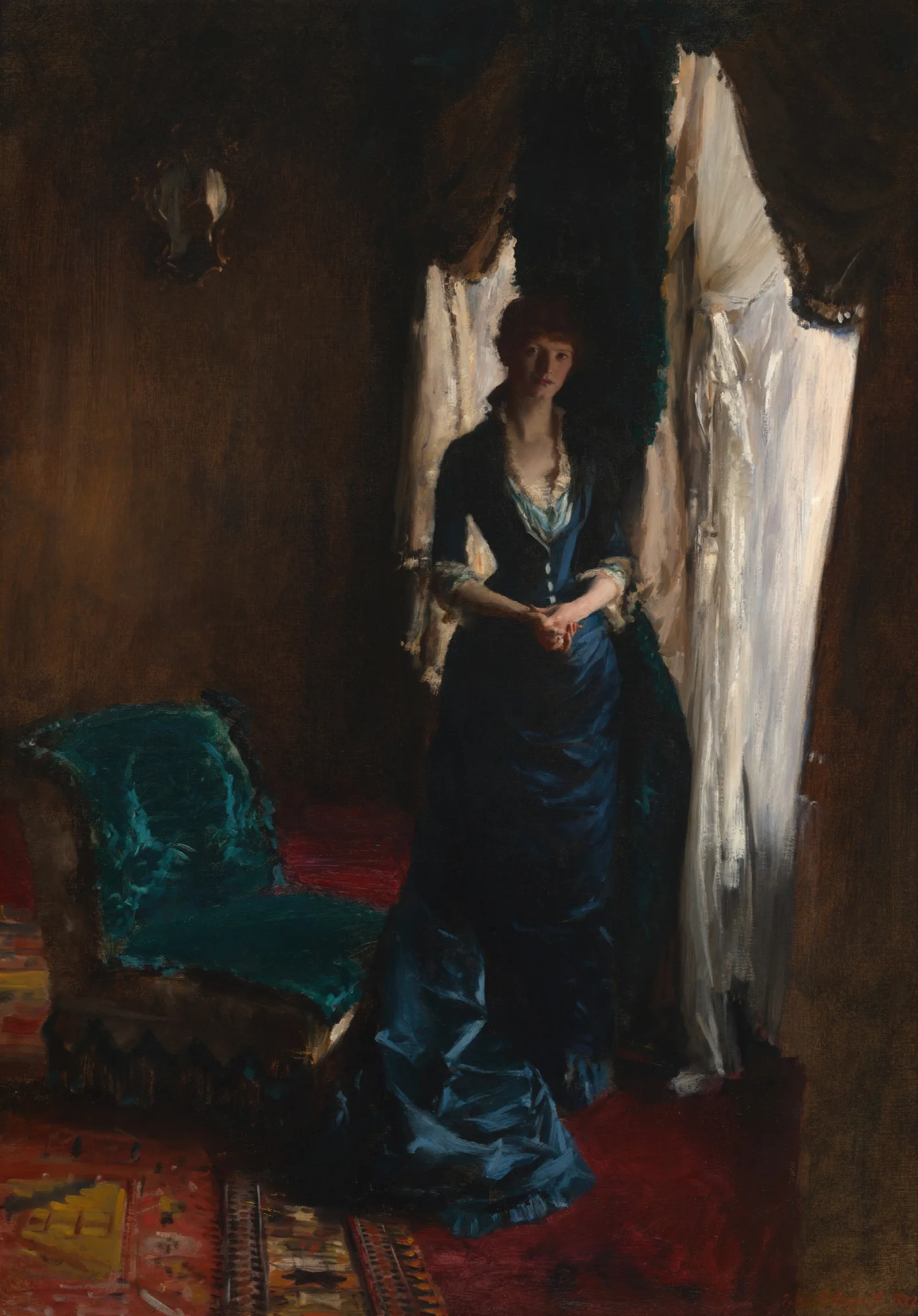Madame Paul Escudier Louise Lefevre Wall Art by John Singer Sargent - Canvas Print