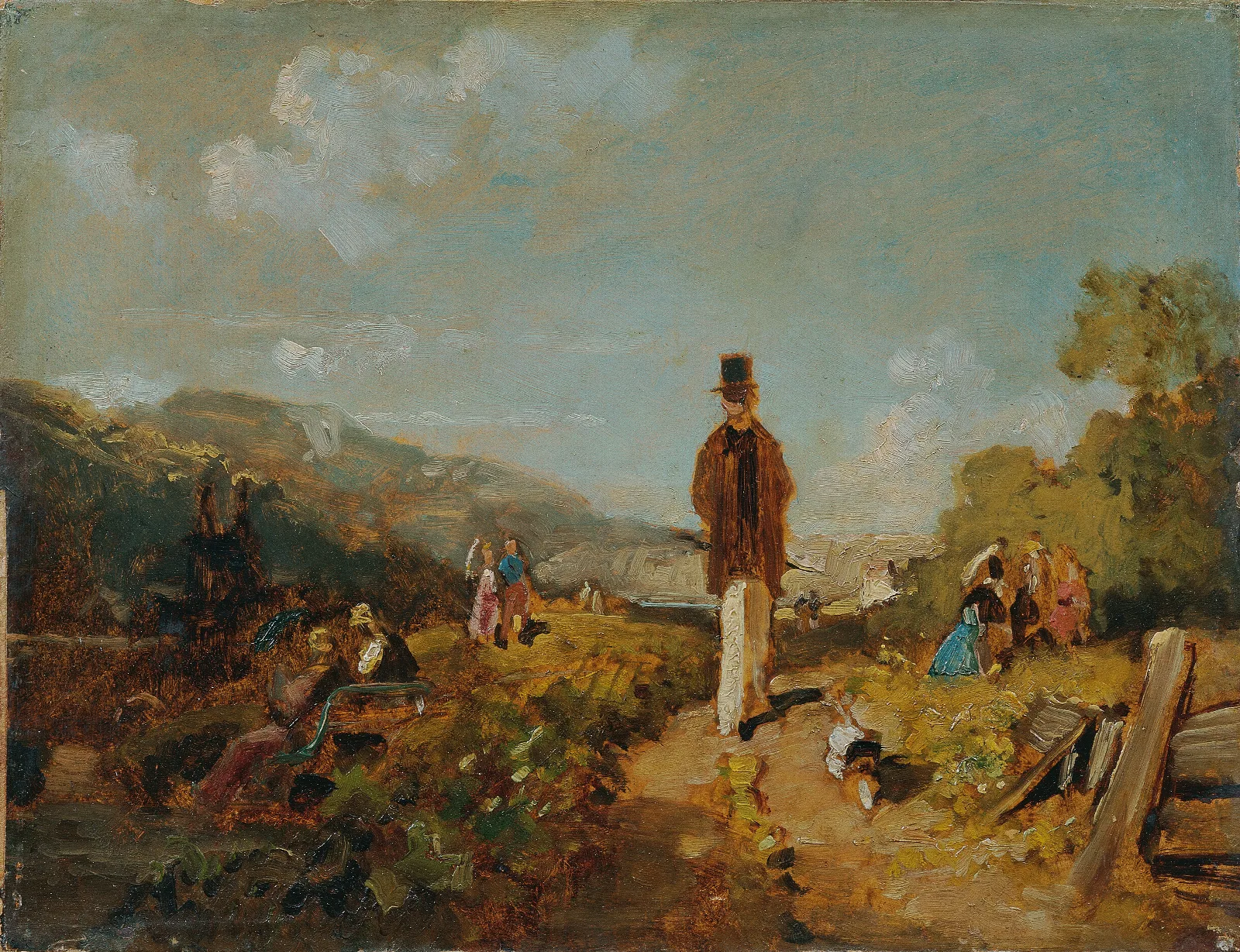 Der Hagestolz Wall Art by Carl Spitzweg - Canvas Print