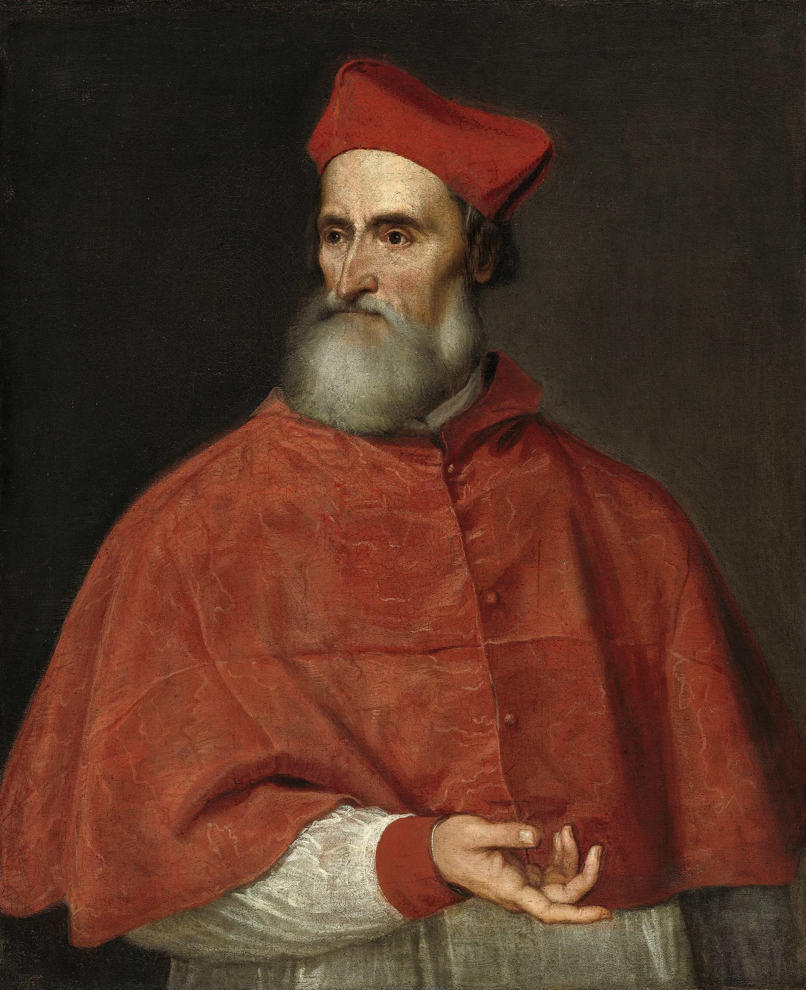 Cardinal Pietro Bembo Wall Art by Titian - Canvas Print