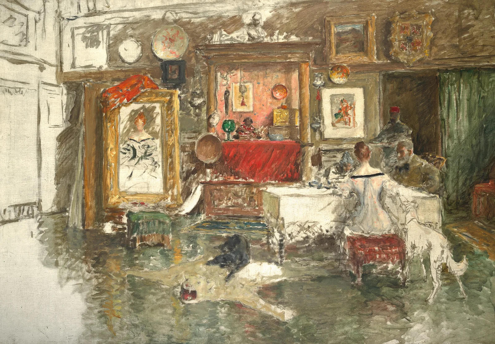 The Tenth Street Studio 2 Wall Art by William Merritt Chase - Canvas Print