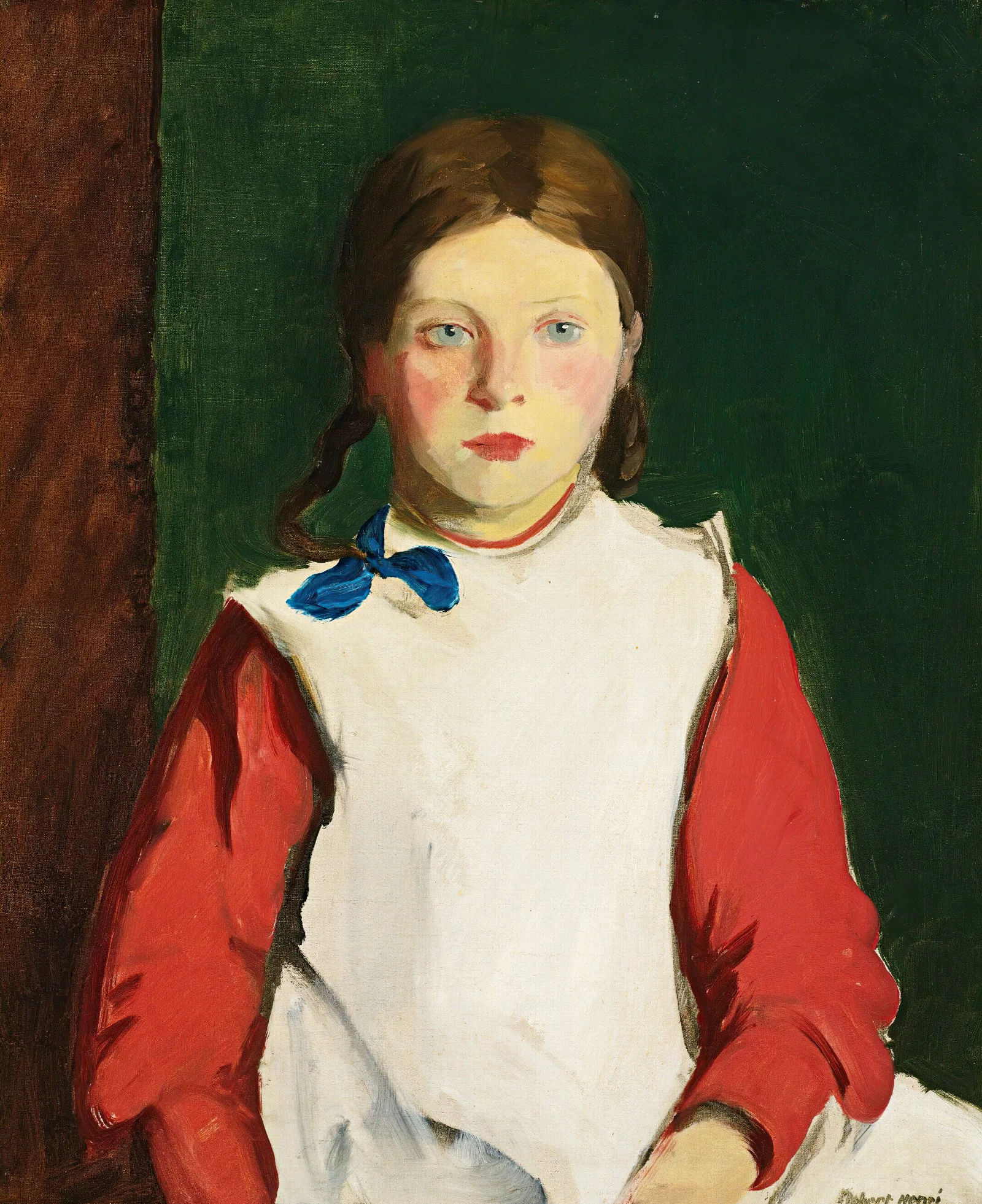 Little Irish Girl Wall Art by Robert Henri - Canvas Print