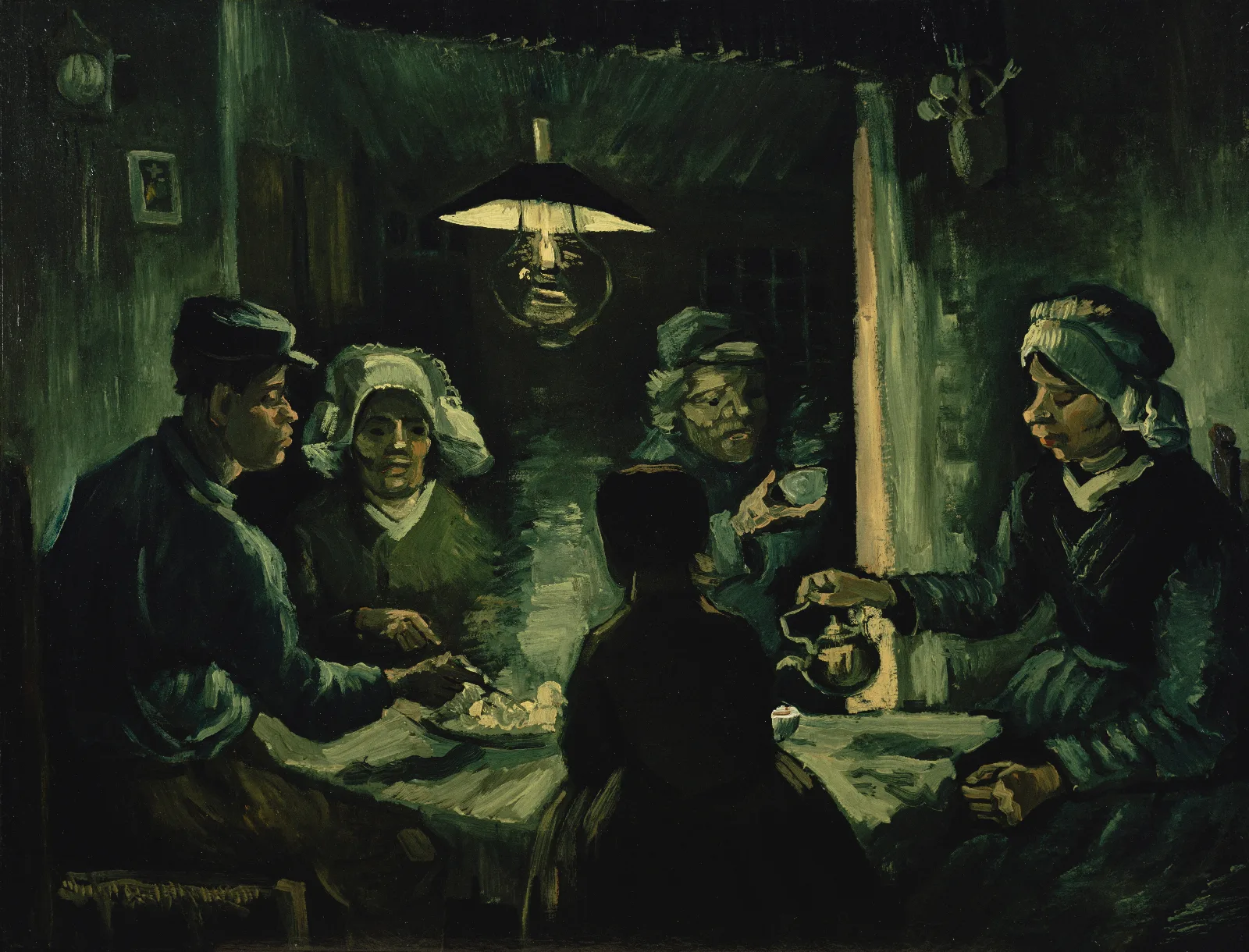 The Potato Eaters Wall Art by Vincent van Gogh - Canvas Print