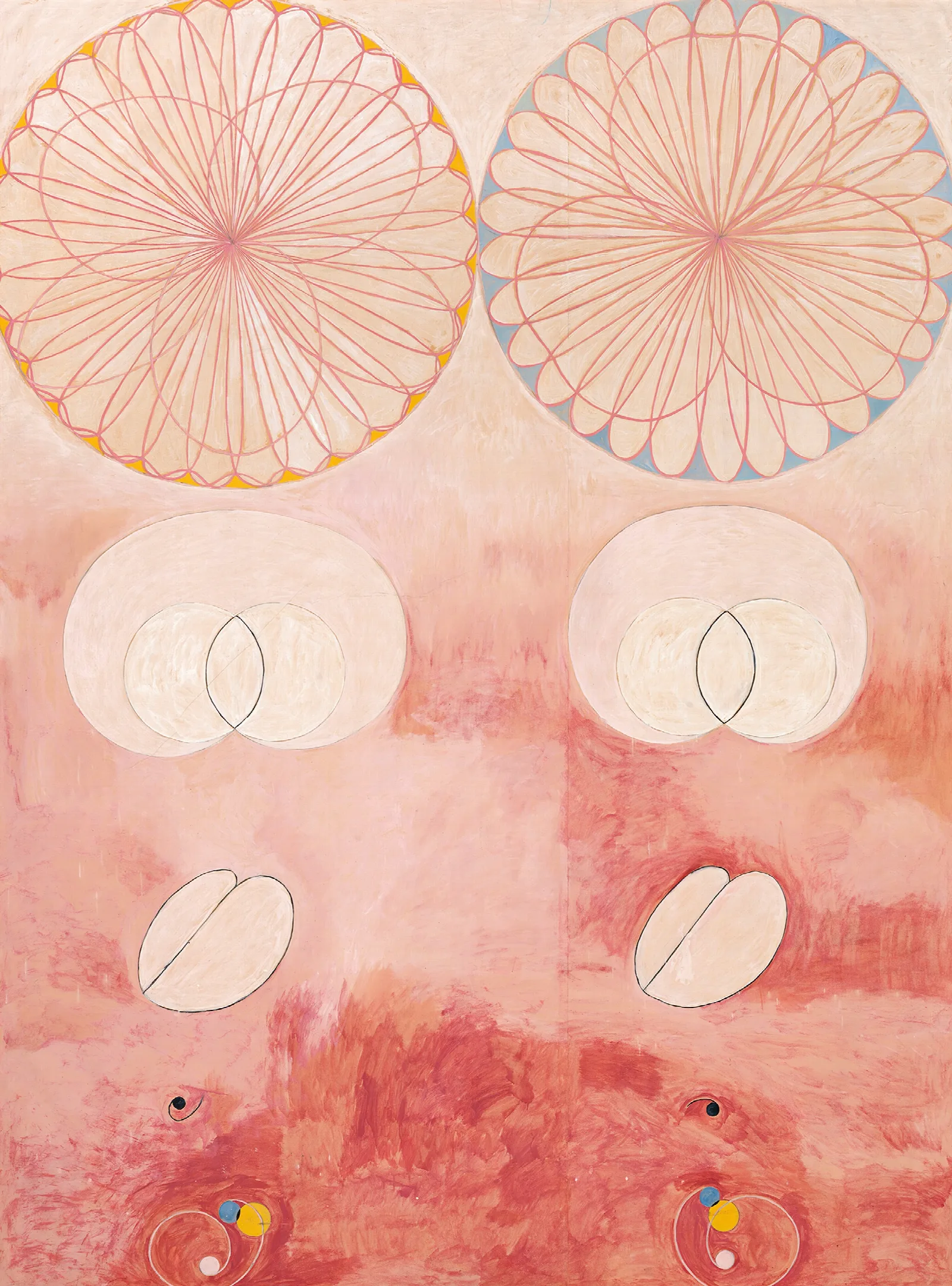 The Ten Largest No 9 Old Age Wall Art by Hilma af Klint - Canvas Print