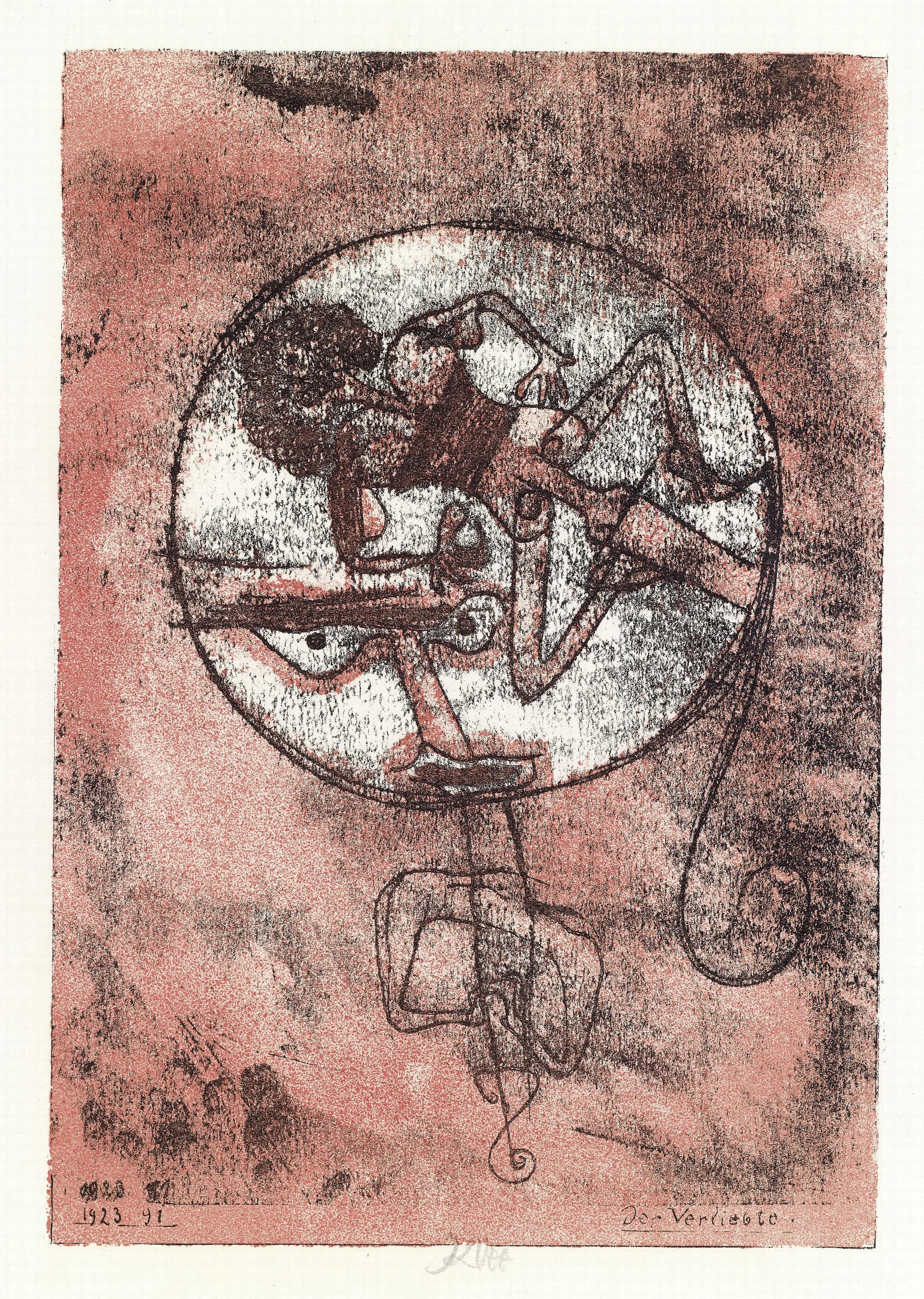 Der Verliebte Wall Art by Paul Klee - Canvas Print