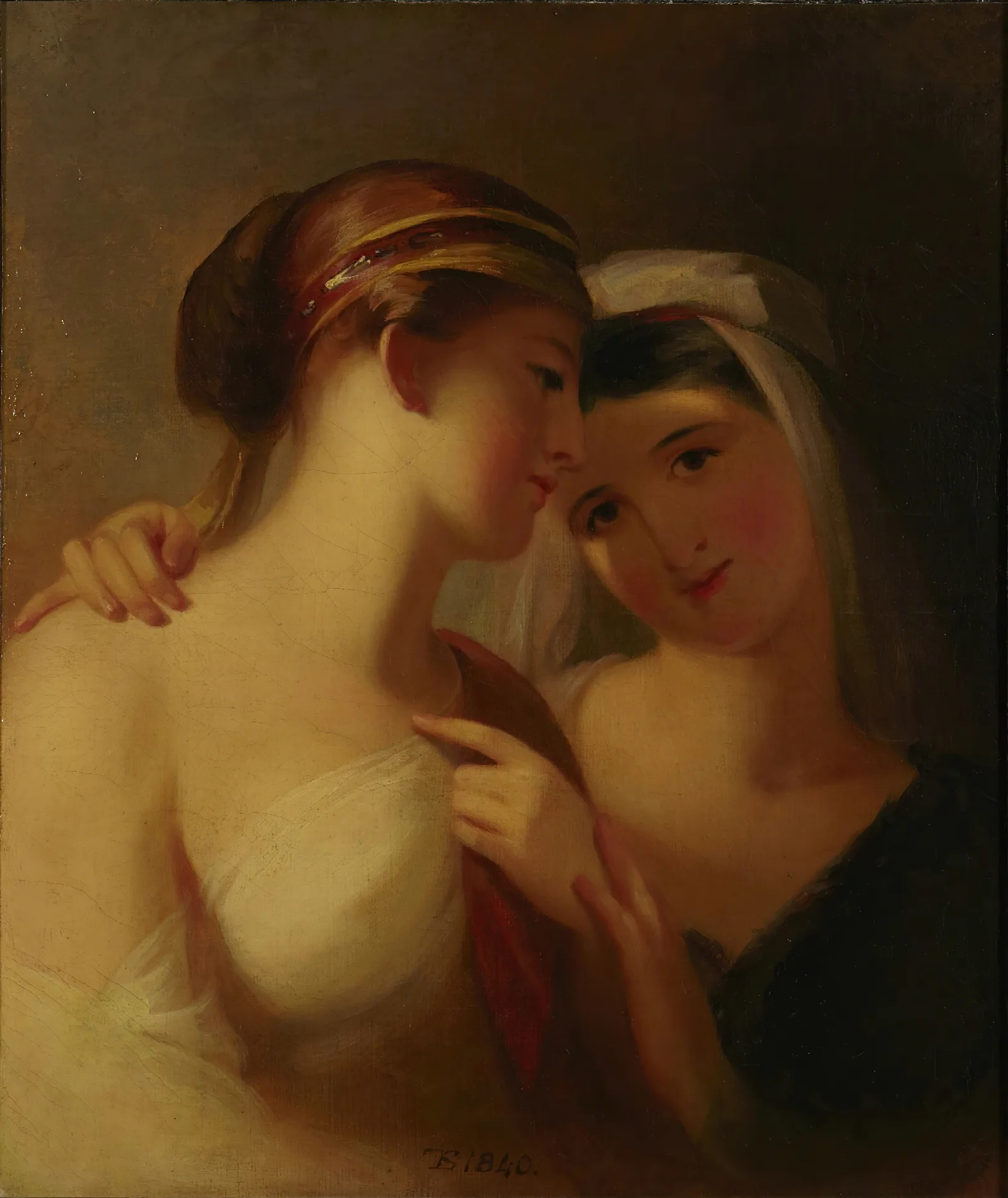 Greek Girls Wall Art by Thomas Sully - Canvas Print