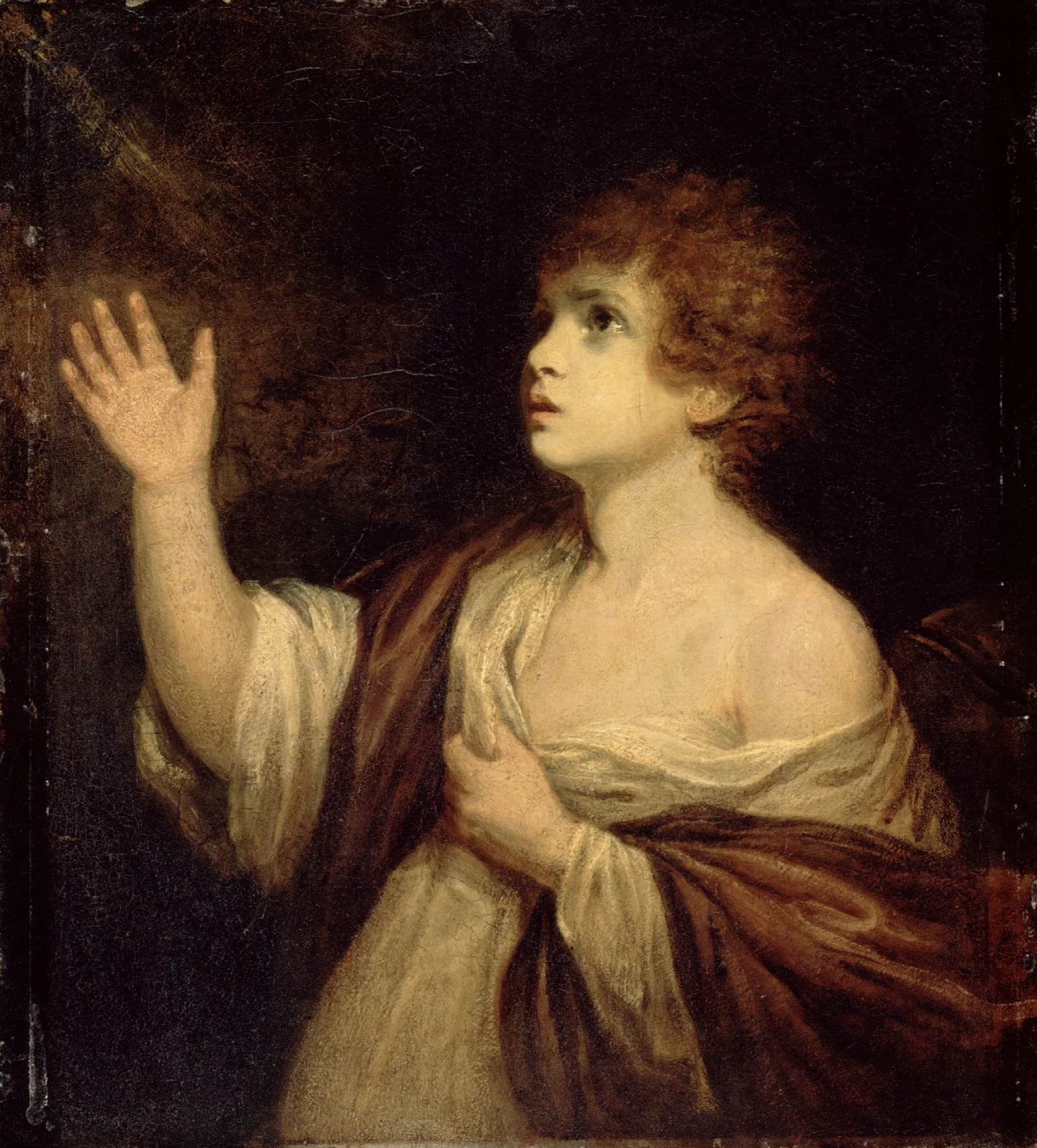 The Calling Of Samuel 2 Wall Art by Sir Joshua Reynolds - Canvas Print