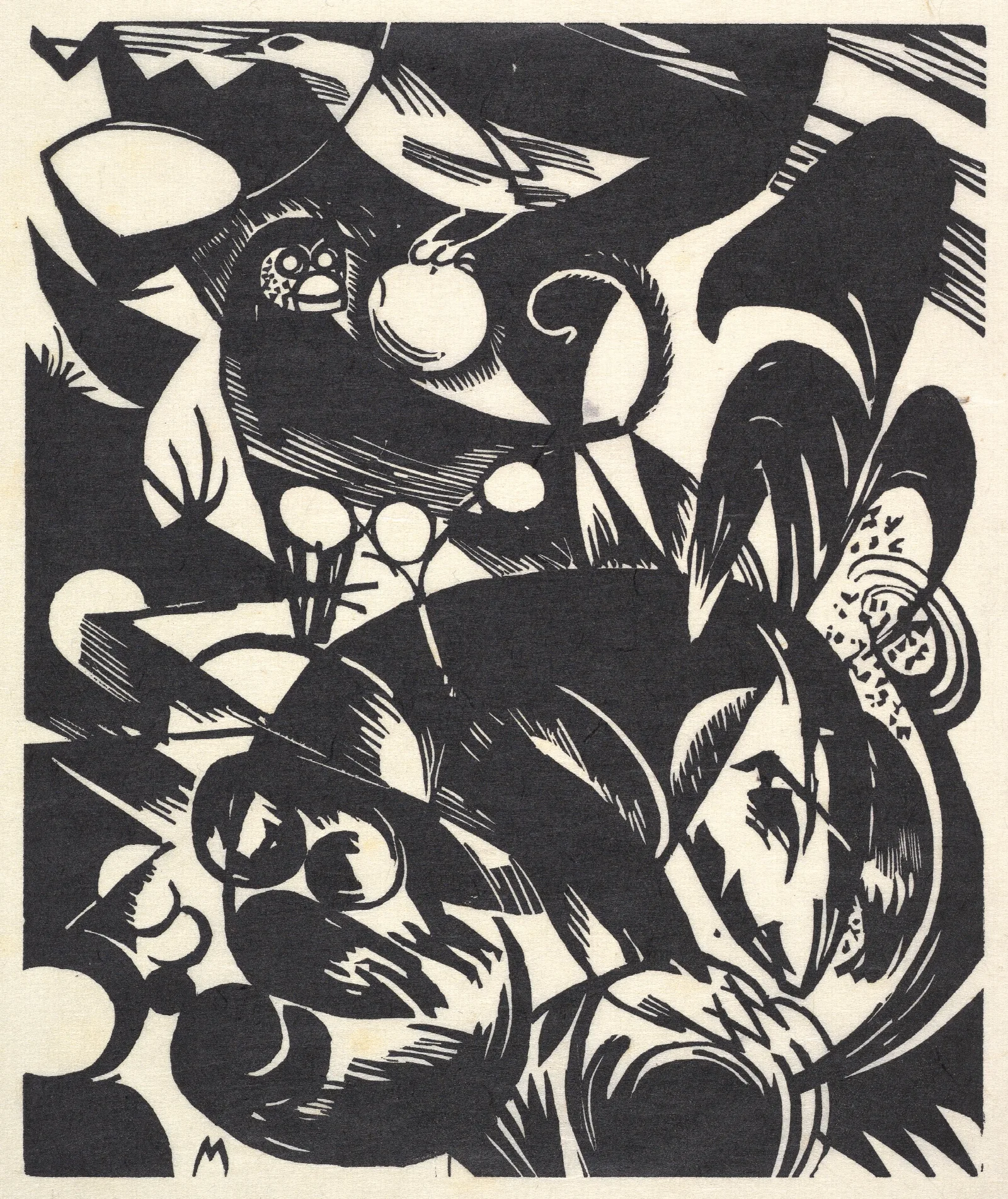Creation I Schopfungsgeschichte I Wall Art by Franz Marc - Canvas Print