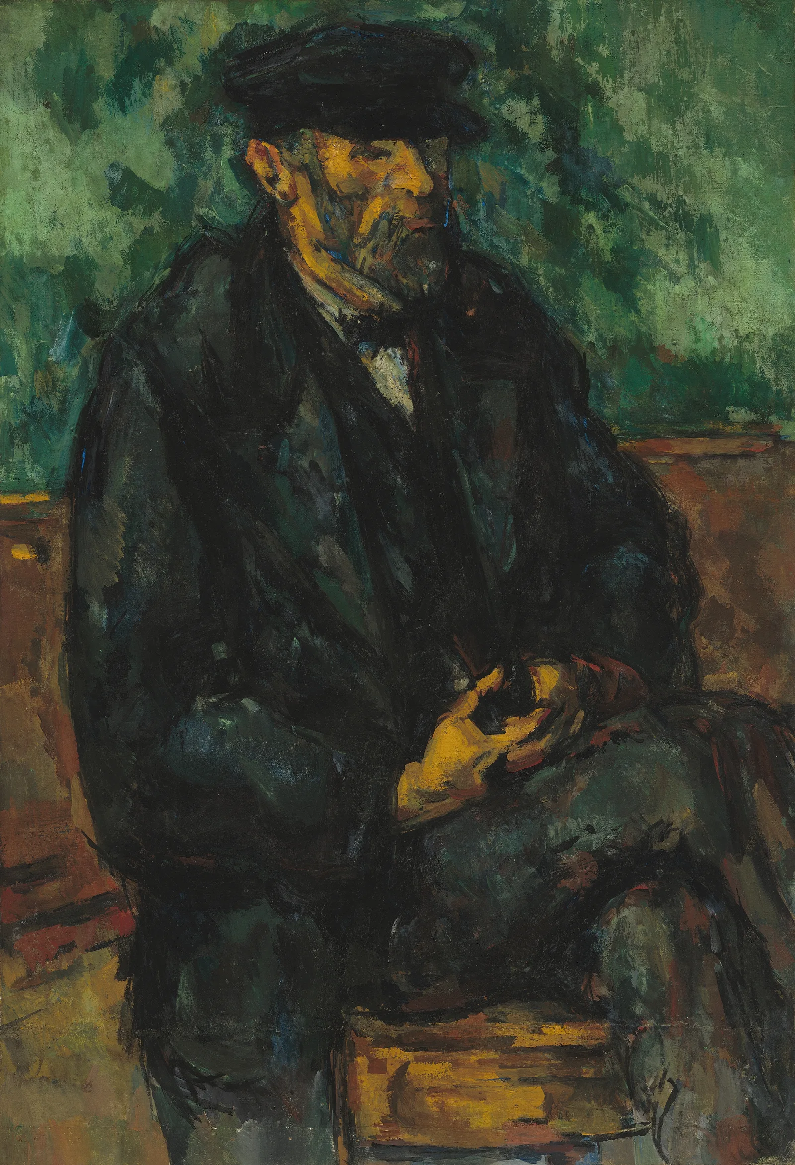 The Gardener Vallier Wall Art by Paul Cézanne - Canvas Print