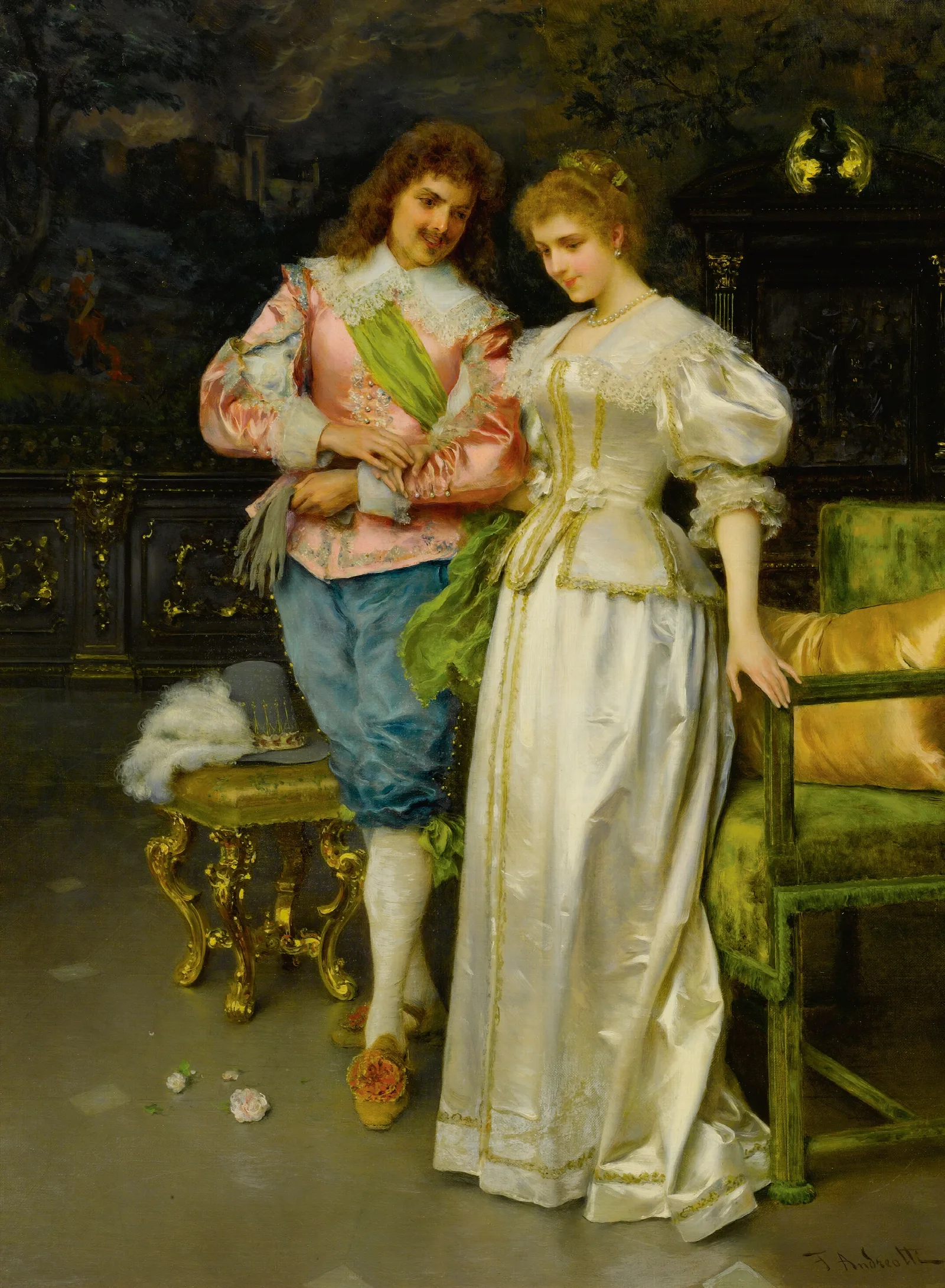 Betrothed Wall Art by Federico Andreotti - Canvas Print