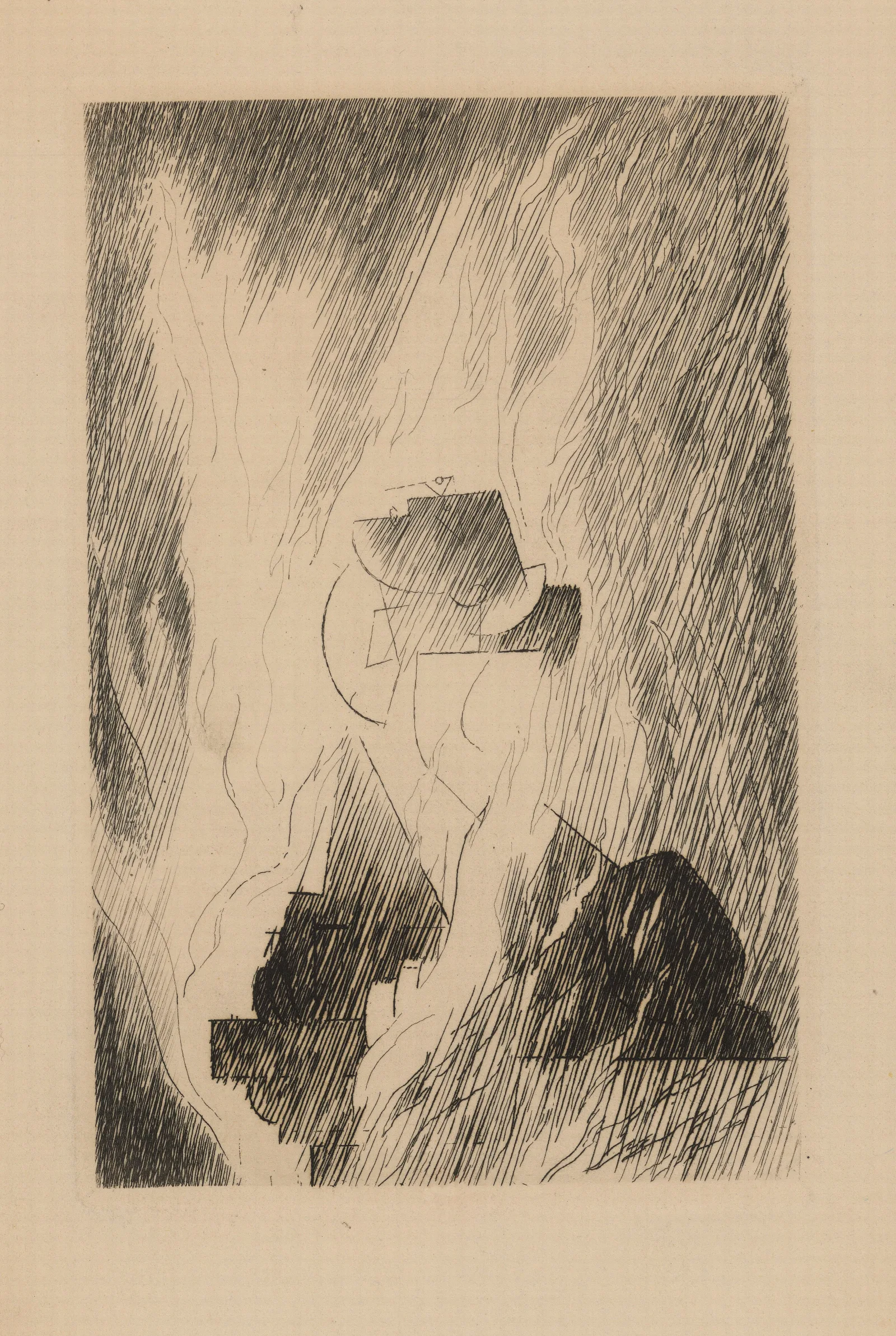 Le Brasier Wall Art by Louis Marcoussis - Canvas Print