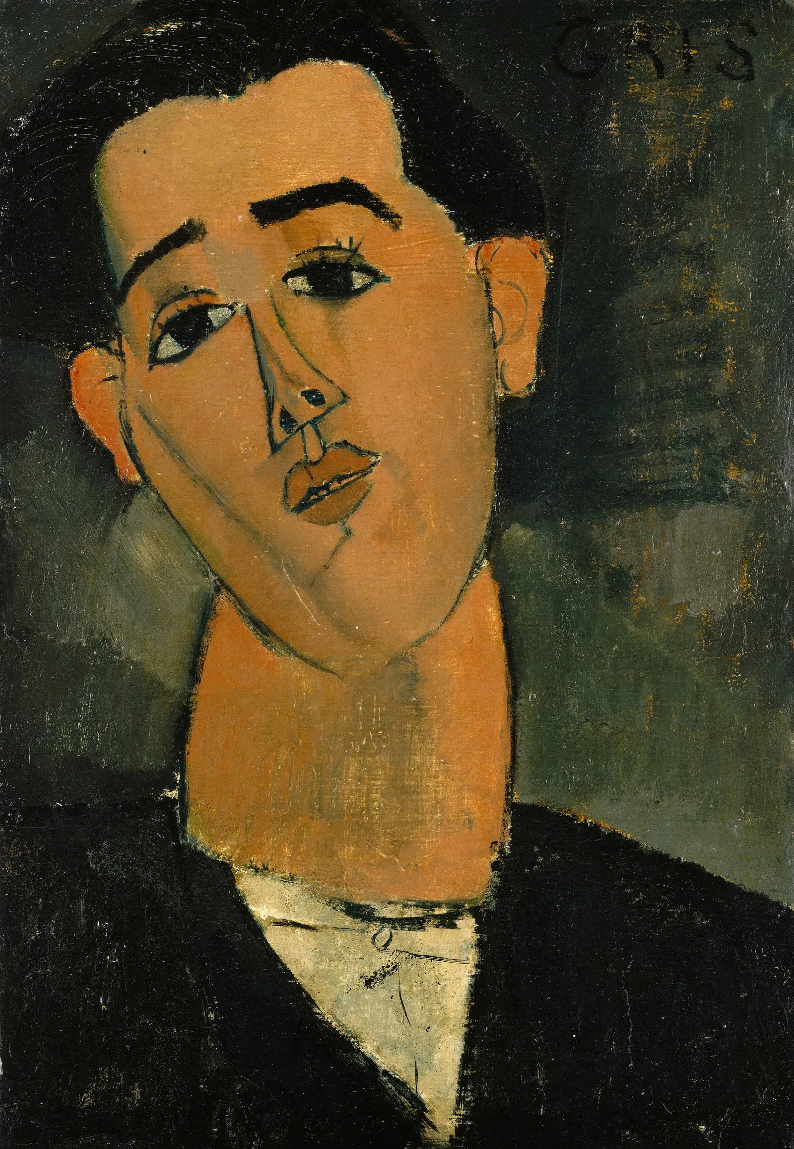 Juan Gris Wall Art by Amedeo Modigliani - Canvas Print
