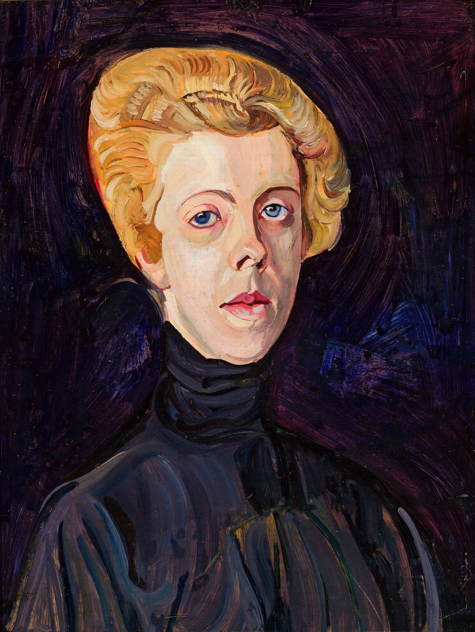 Portrait Of Ms T Wall Art by Zygmunt Waliszewski - Canvas Print