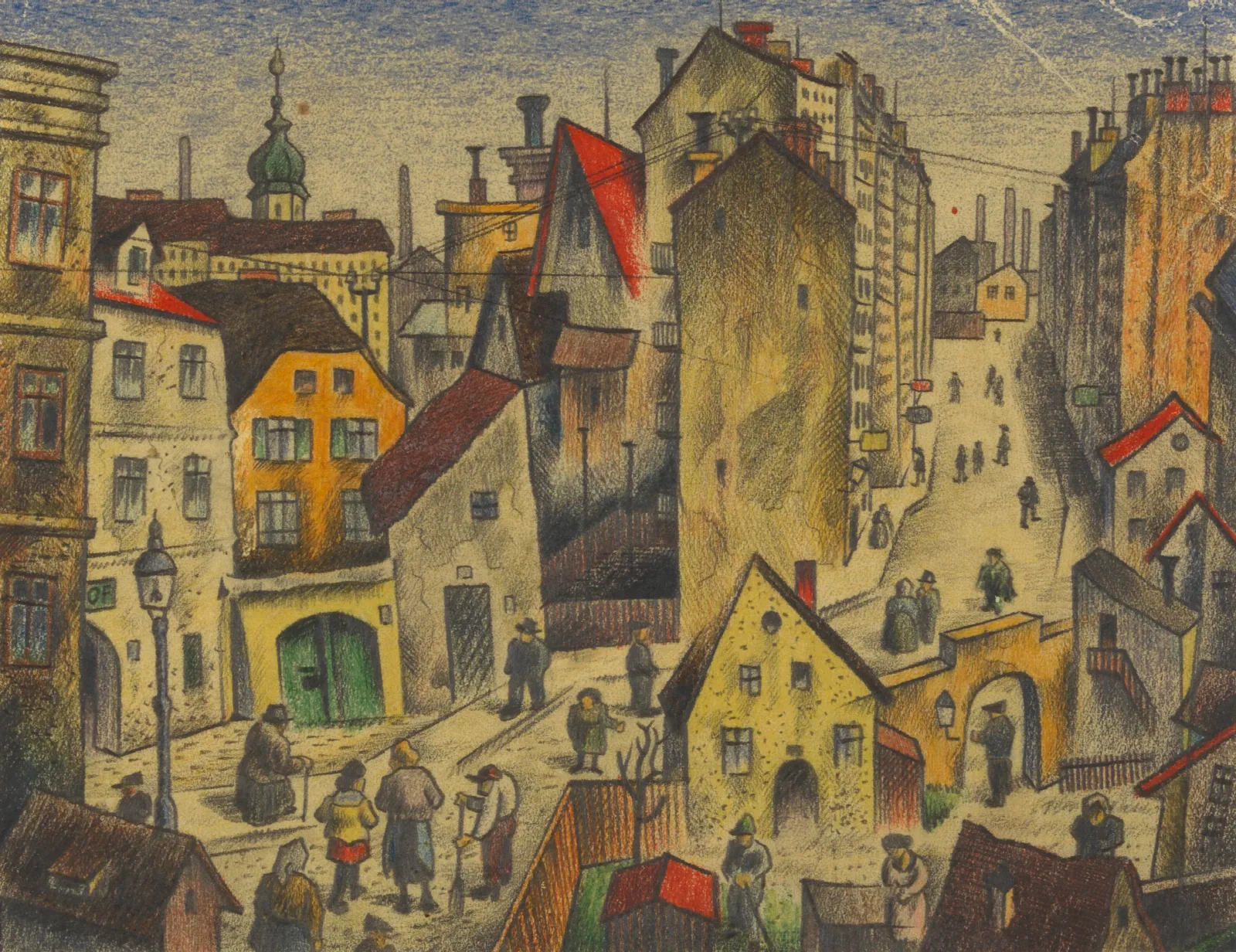 Vorstadt I Wall Art by Karl Wiener - Canvas Print