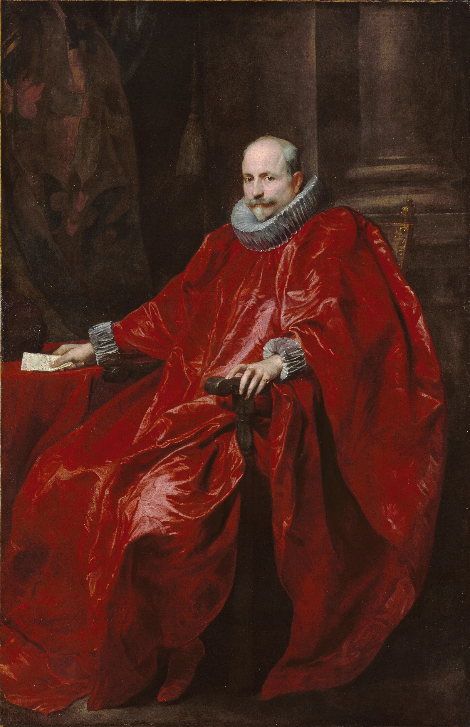 Portrait Of Agostino Pallavicini Wall Art by Anthony van Dyck - Canvas Print