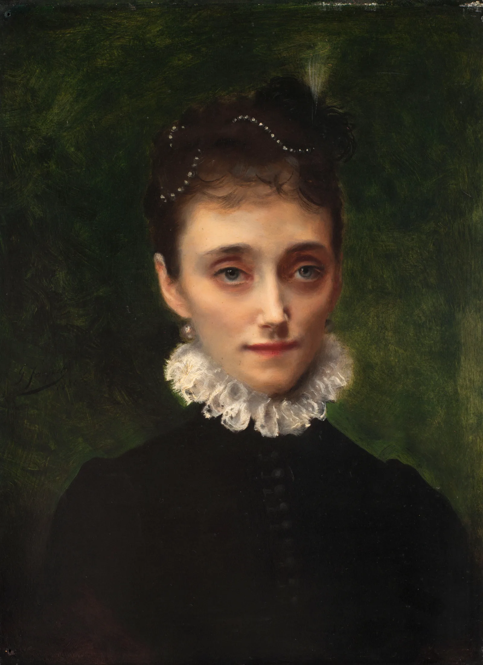 La Duchesse De Talleyrand Perigord Wall Art by Gustave Jean Jacquet - Canvas Print
