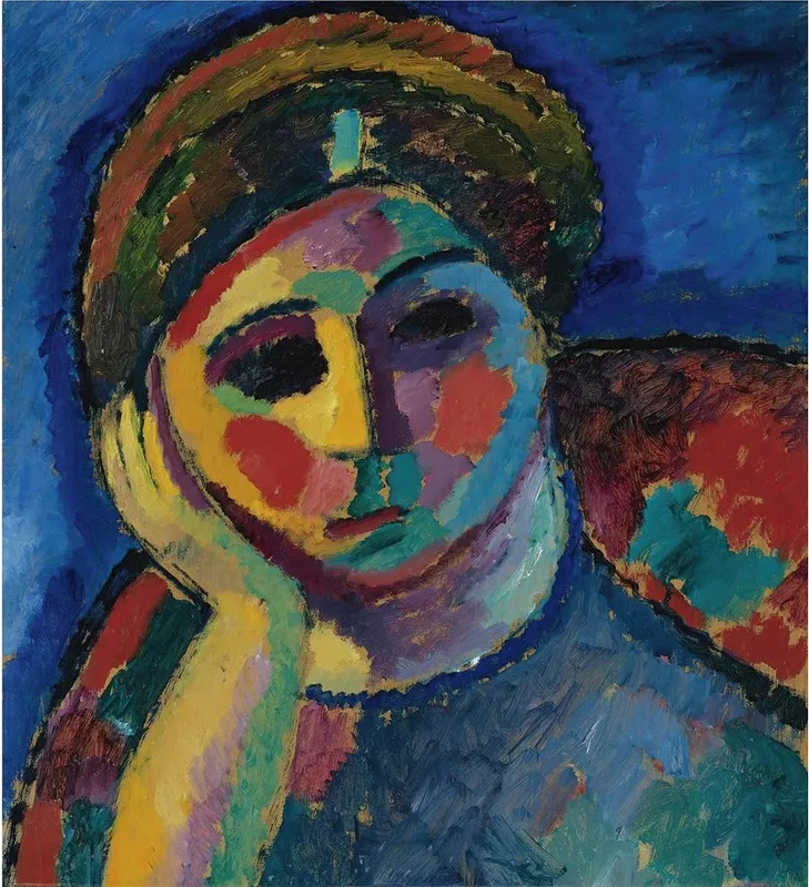 The Thinking Woman Wall Art by Alexej von Jawlensky - Canvas Print