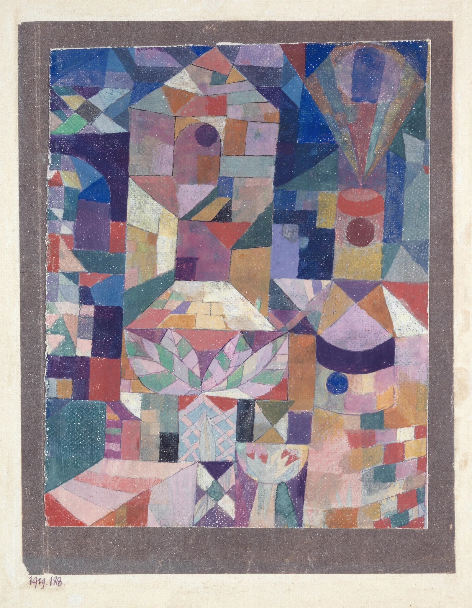 Castle Garden Wall Art by Paul Klee - Canvas Print