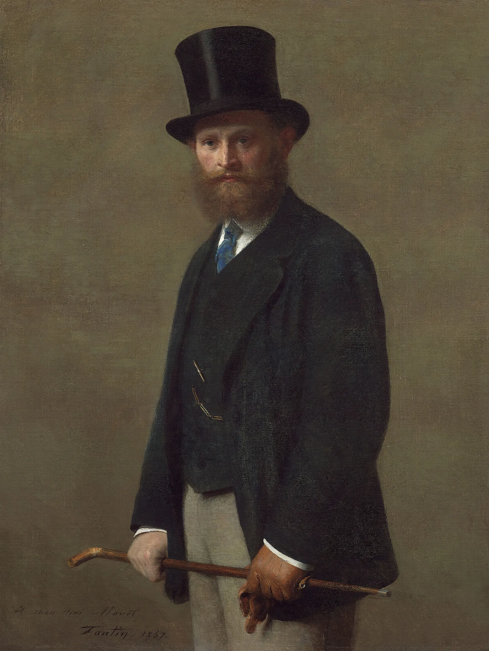 Edouard Manet Wall Art by Henri Fantin-Latour - Canvas Print