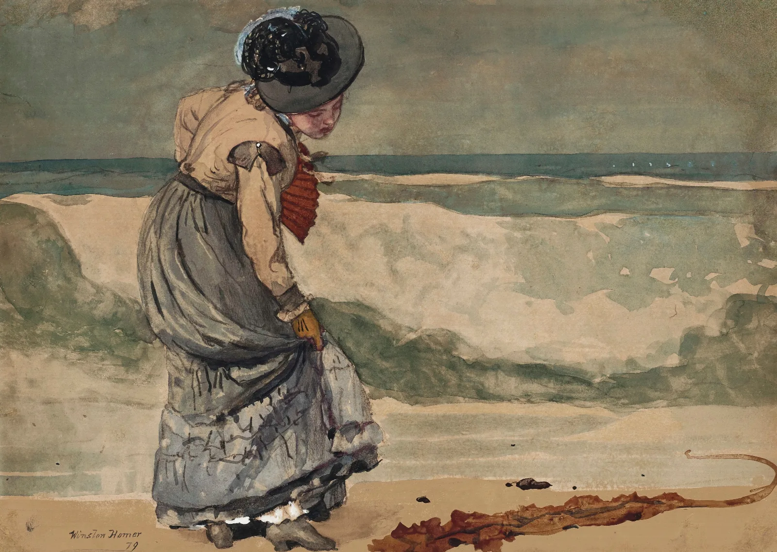 Startled Wall Art by Winslow Homer - Canvas Print