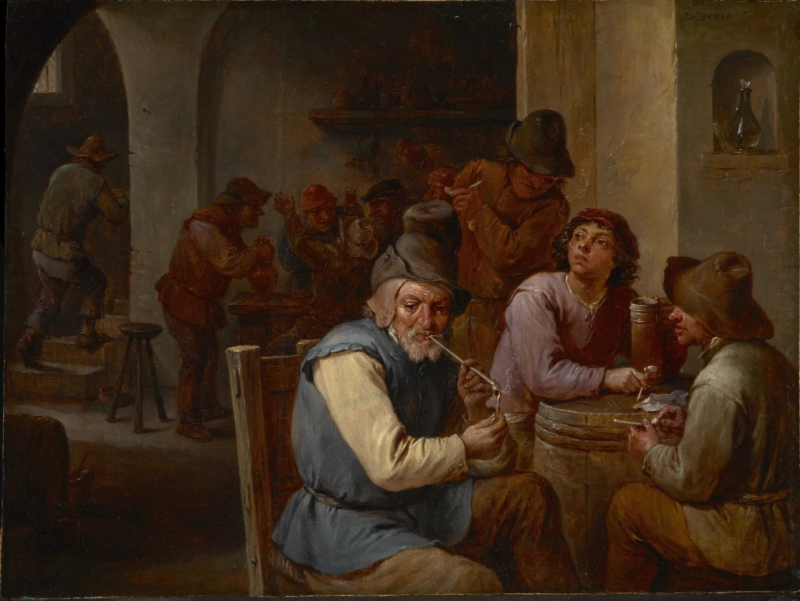 The Country Pub Wall Art by David Teniers The Younger - Canvas Print