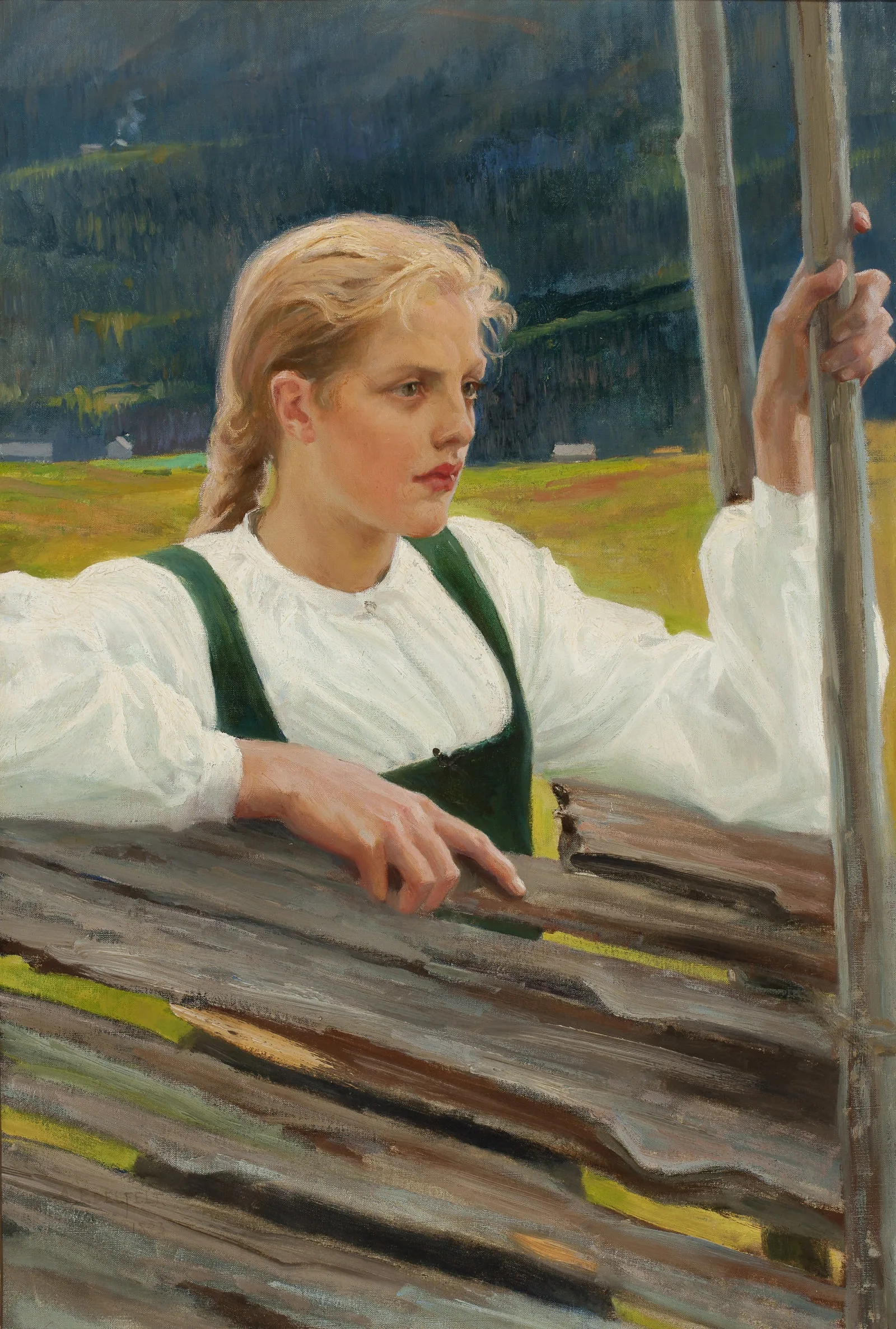 Solveig Ii Wall Art by Albert Edelfelt - Canvas Print