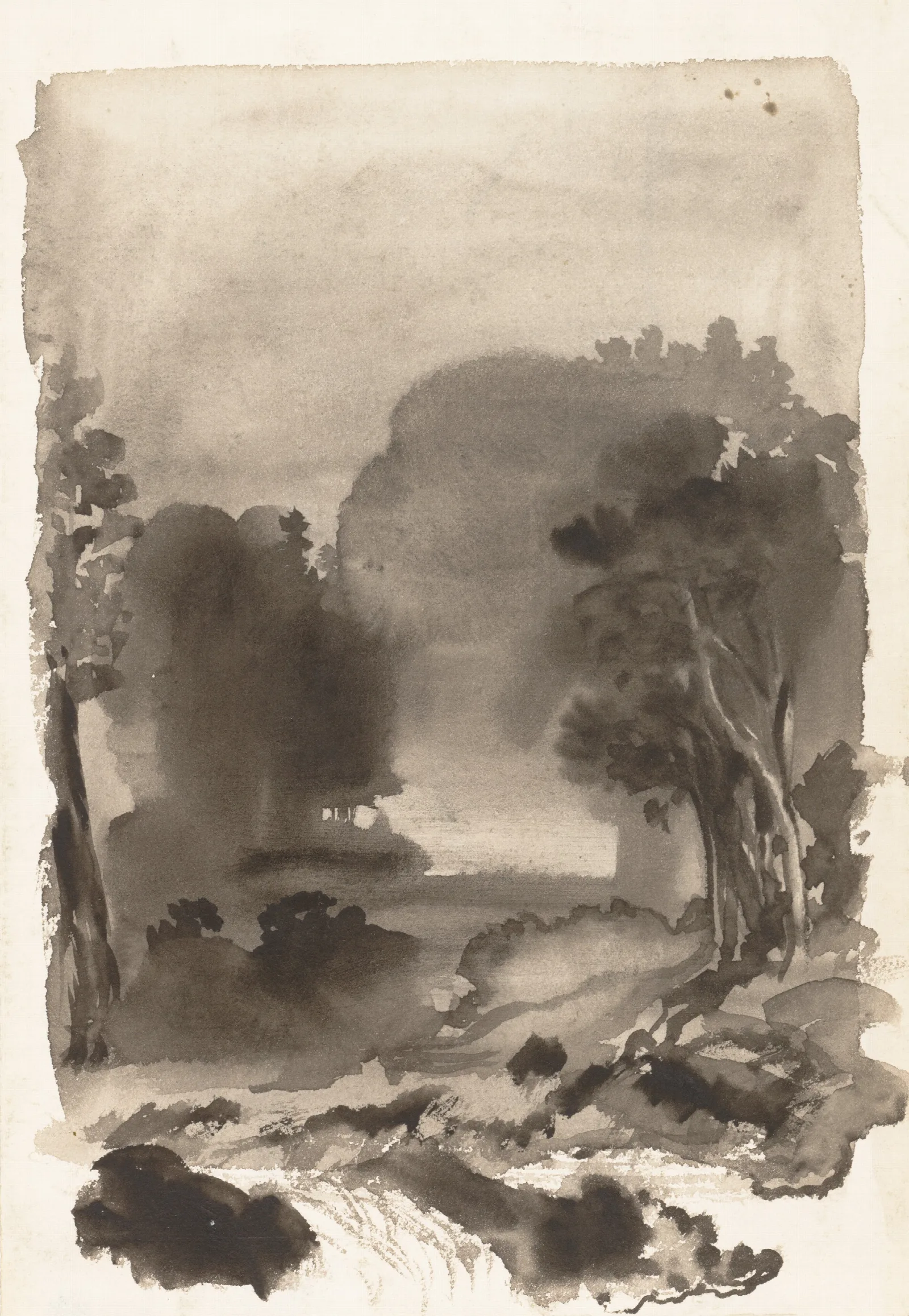 Landscape 2 10 Wall Art by Arthur Bowen Davies - Canvas Print