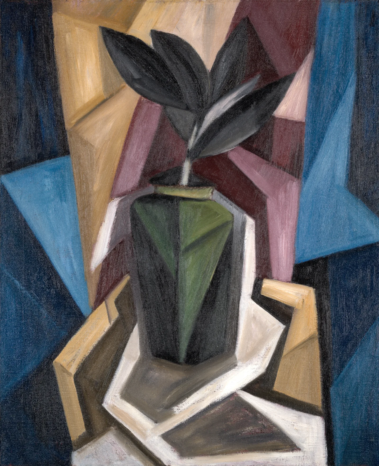 Rubber Plant 2 Wall Art by Marsden Hartley - Canvas Print