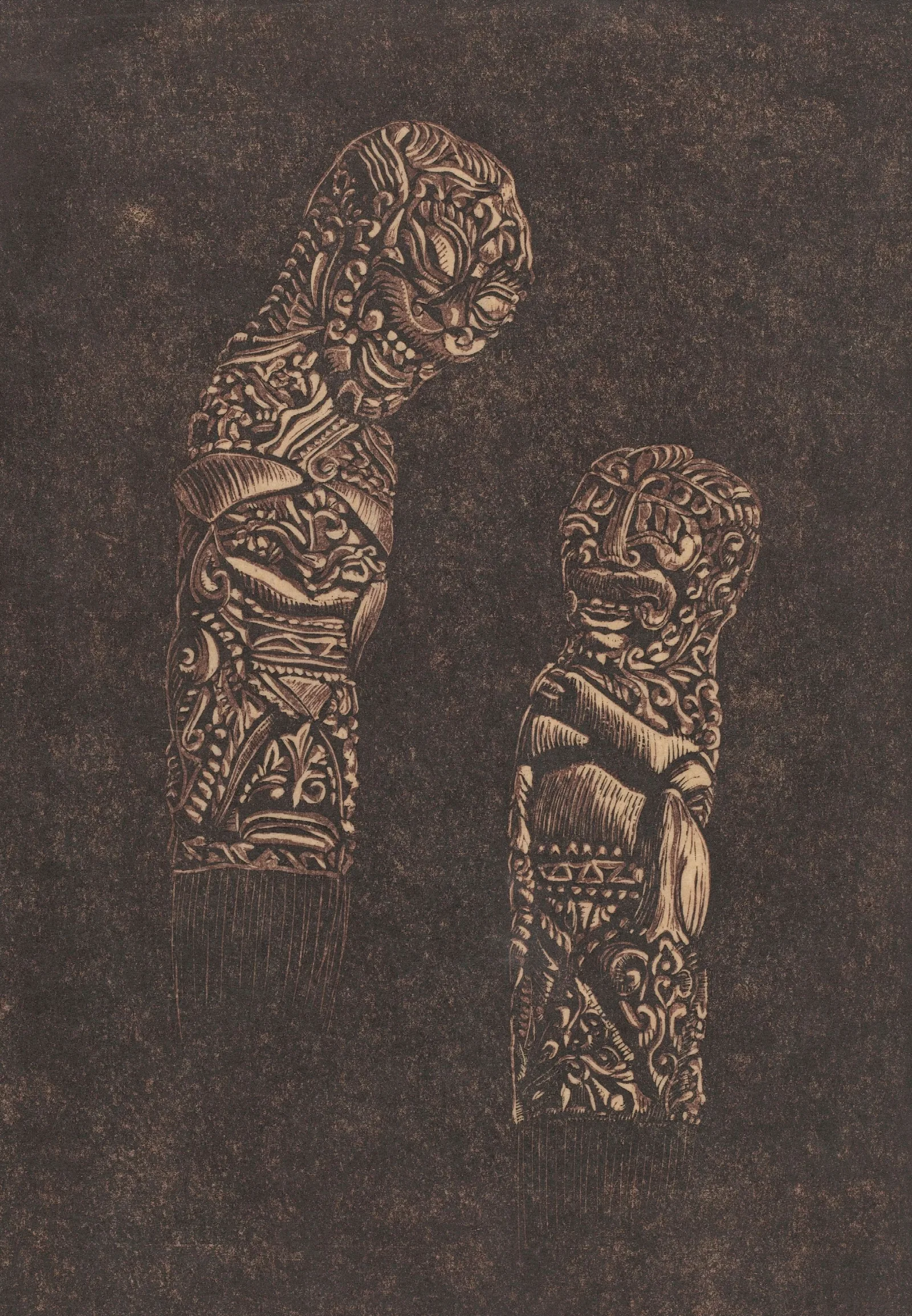 Twee Heften Van Krissen Wall Art by Reijer Stolk - Canvas Print