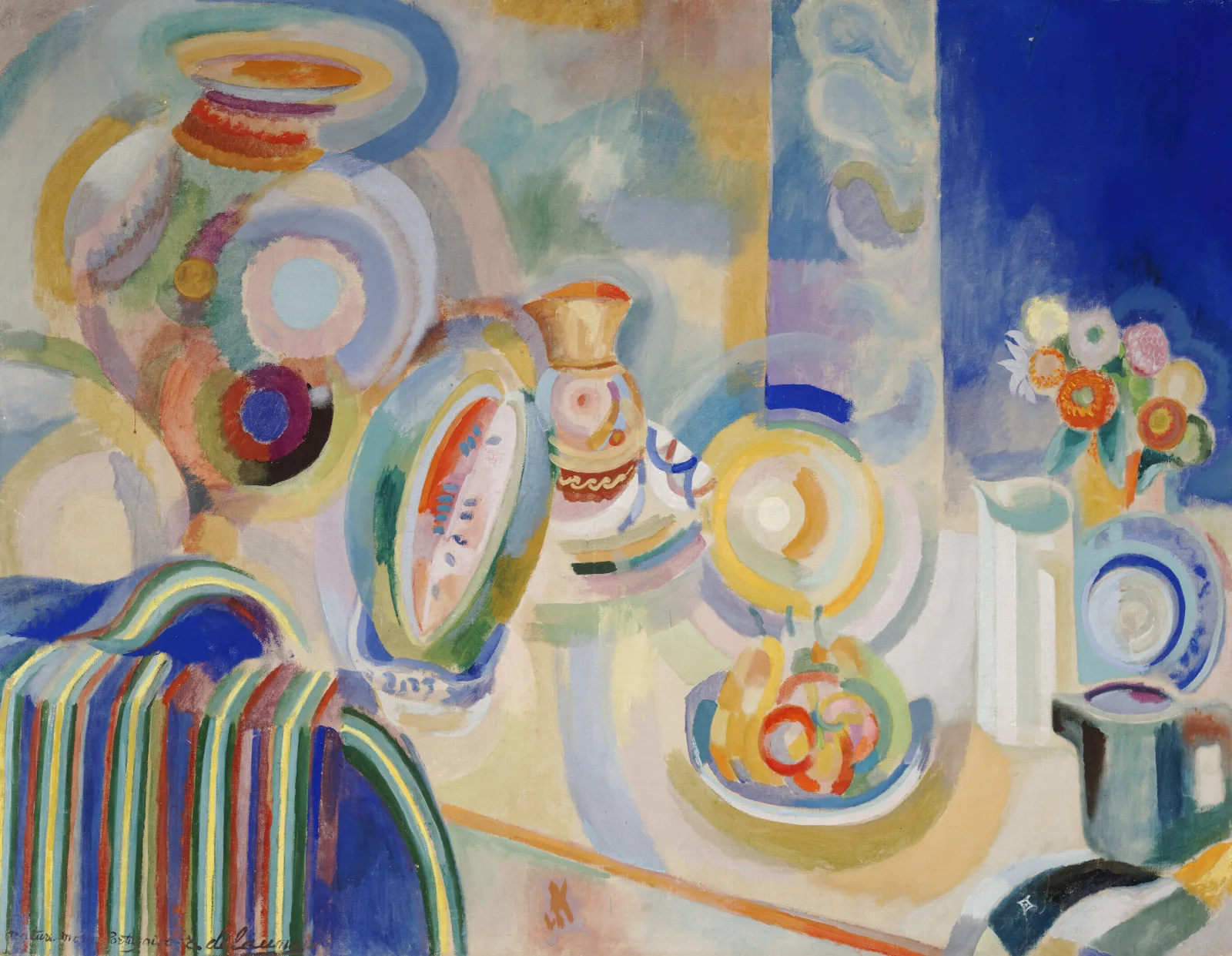 Portuguese Still Life Wall Art by Robert Delaunay - Canvas Print